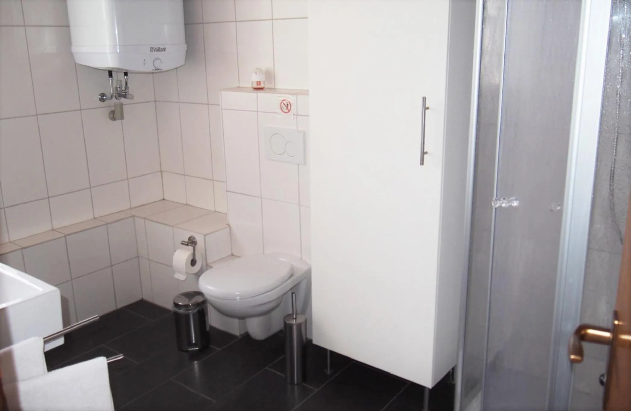 Bathroom in Ferienwohnung Seidenfaden
