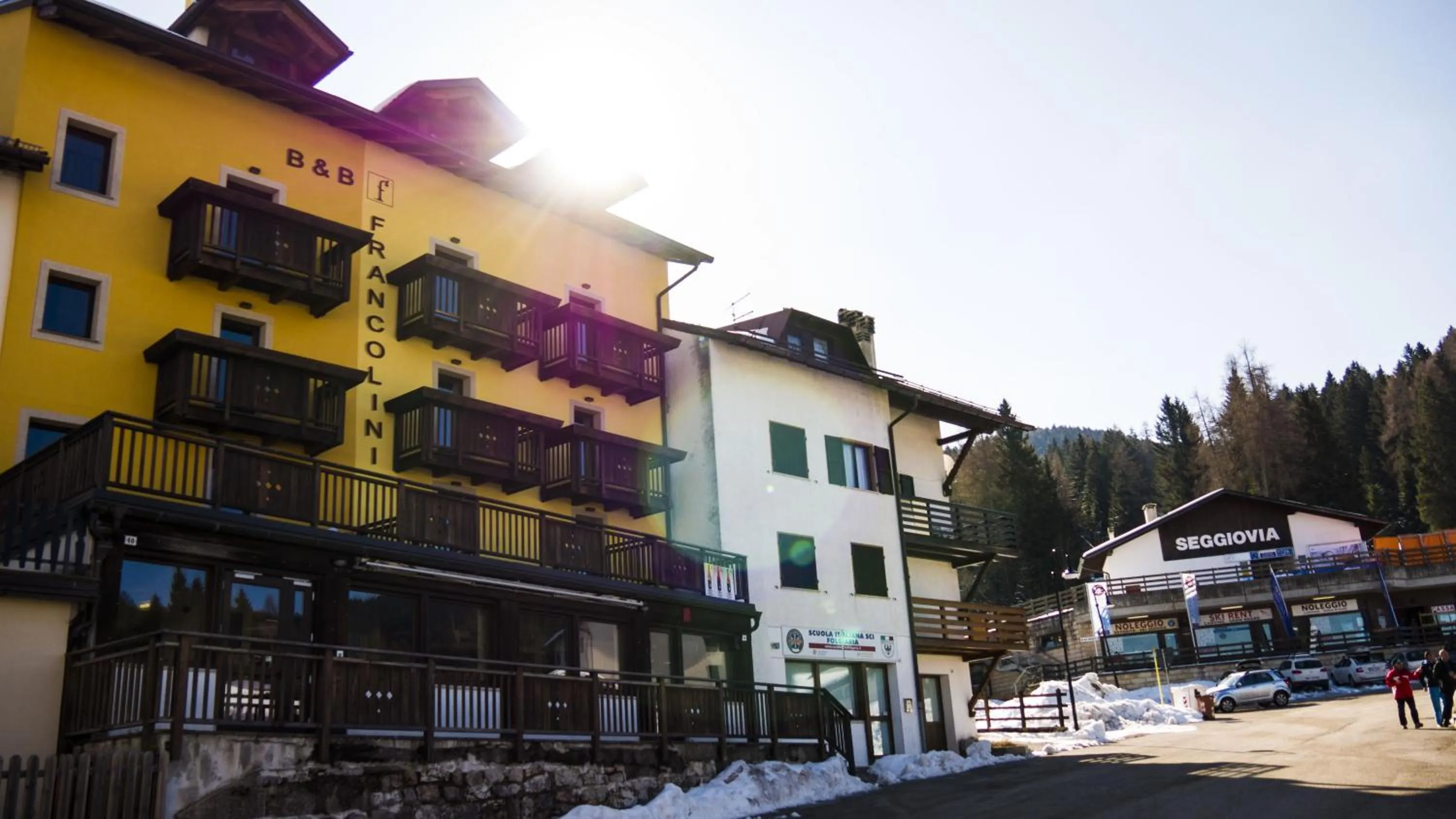 Property building in Hotel B&B Francolini