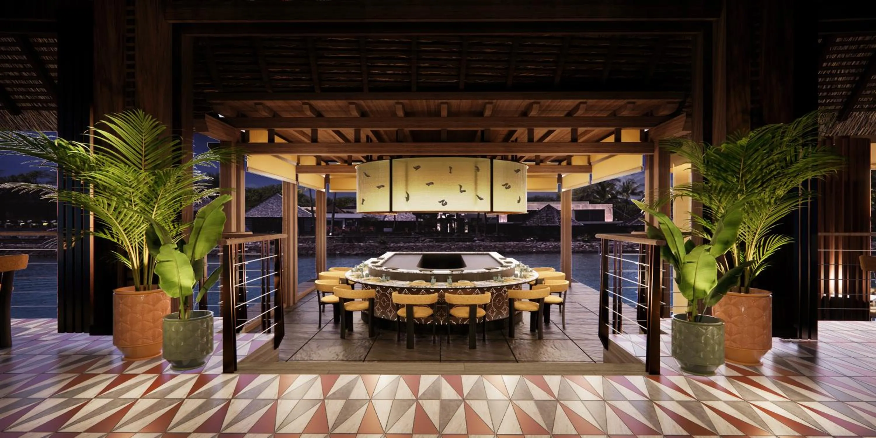 Restaurant/places to eat in Four Seasons Resort Mauritius at Anahita