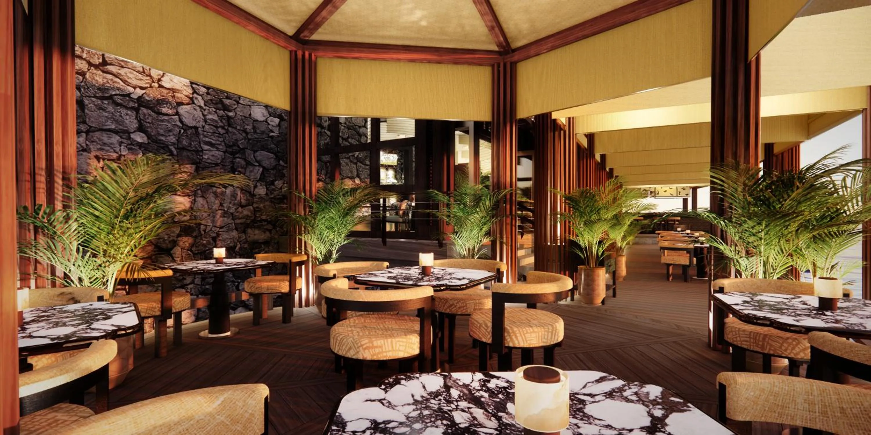 Restaurant/places to eat in Four Seasons Resort Mauritius at Anahita