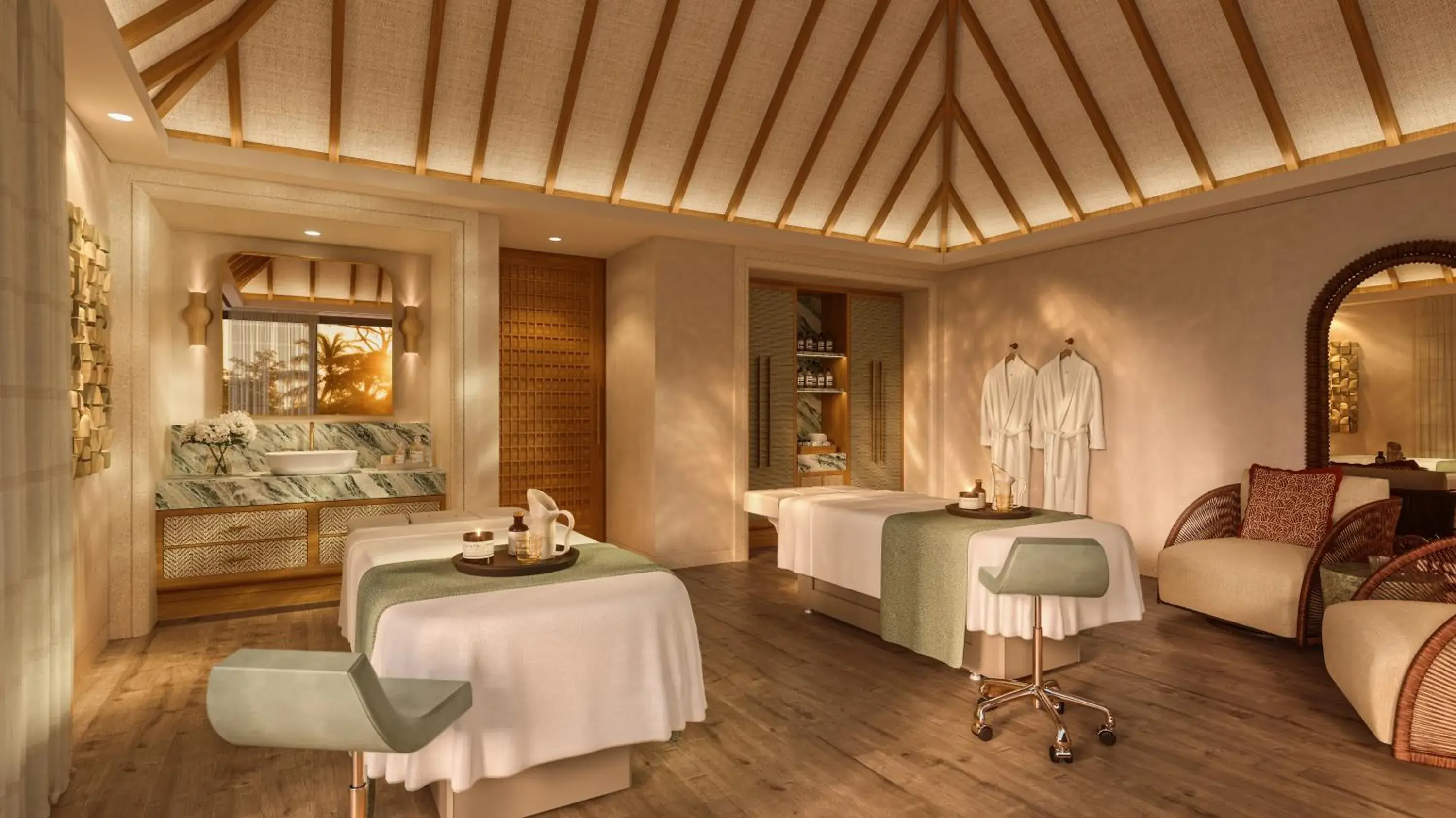 Spa and wellness centre/facilities, Bed in Four Seasons Resort Mauritius at Anahita Spa and wellness centre/facilities, Bed in Four Seasons Resort Mauritius at Anahita