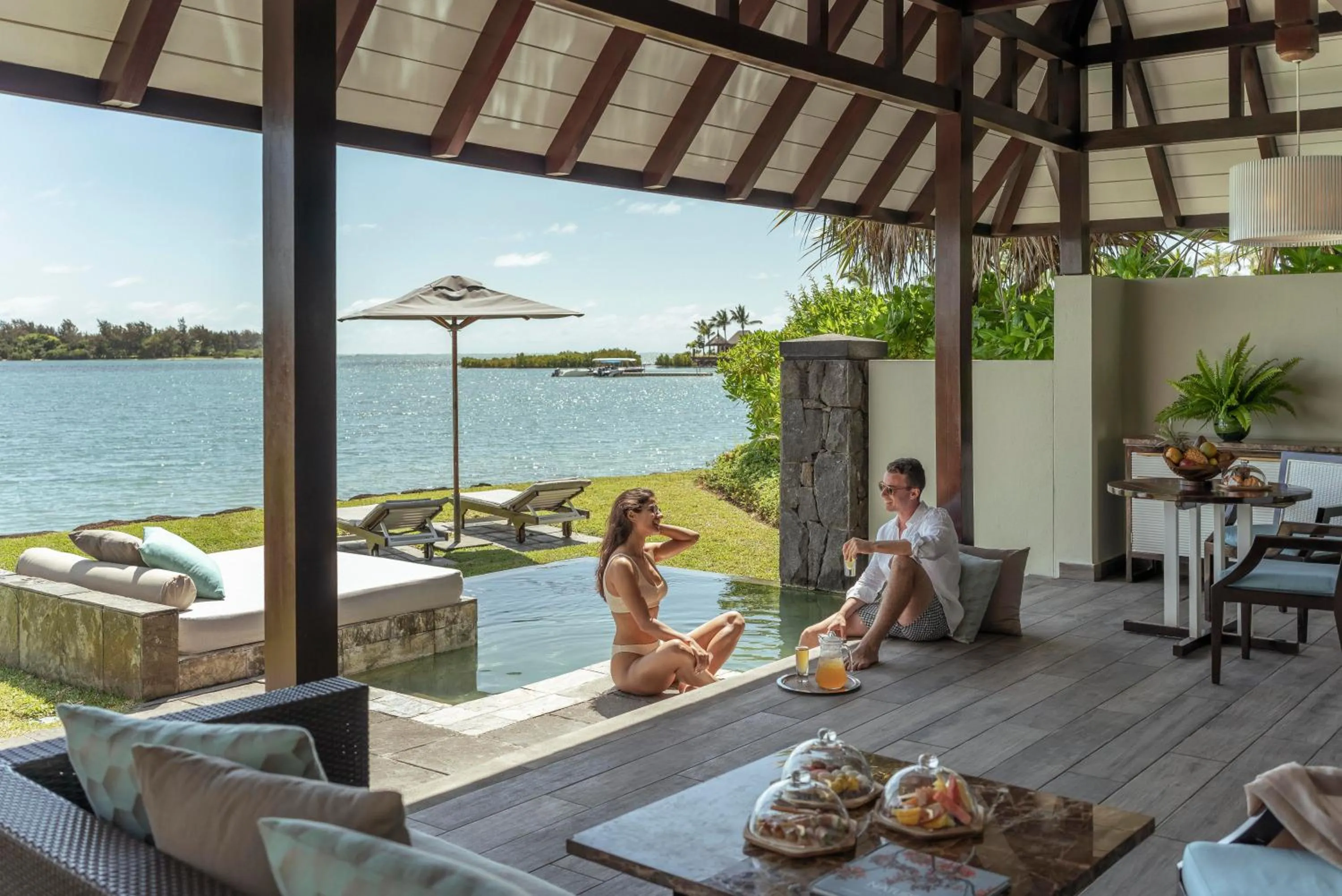 Balcony/Terrace in Four Seasons Resort Mauritius at Anahita