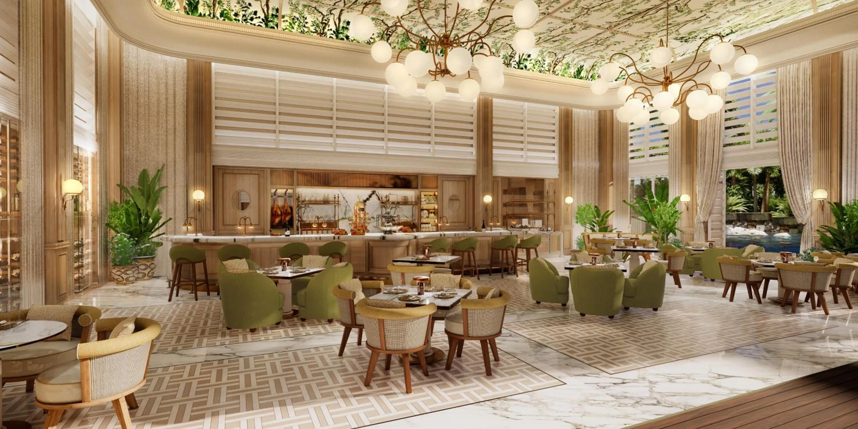 Restaurant/places to eat in Four Seasons Resort Mauritius at Anahita