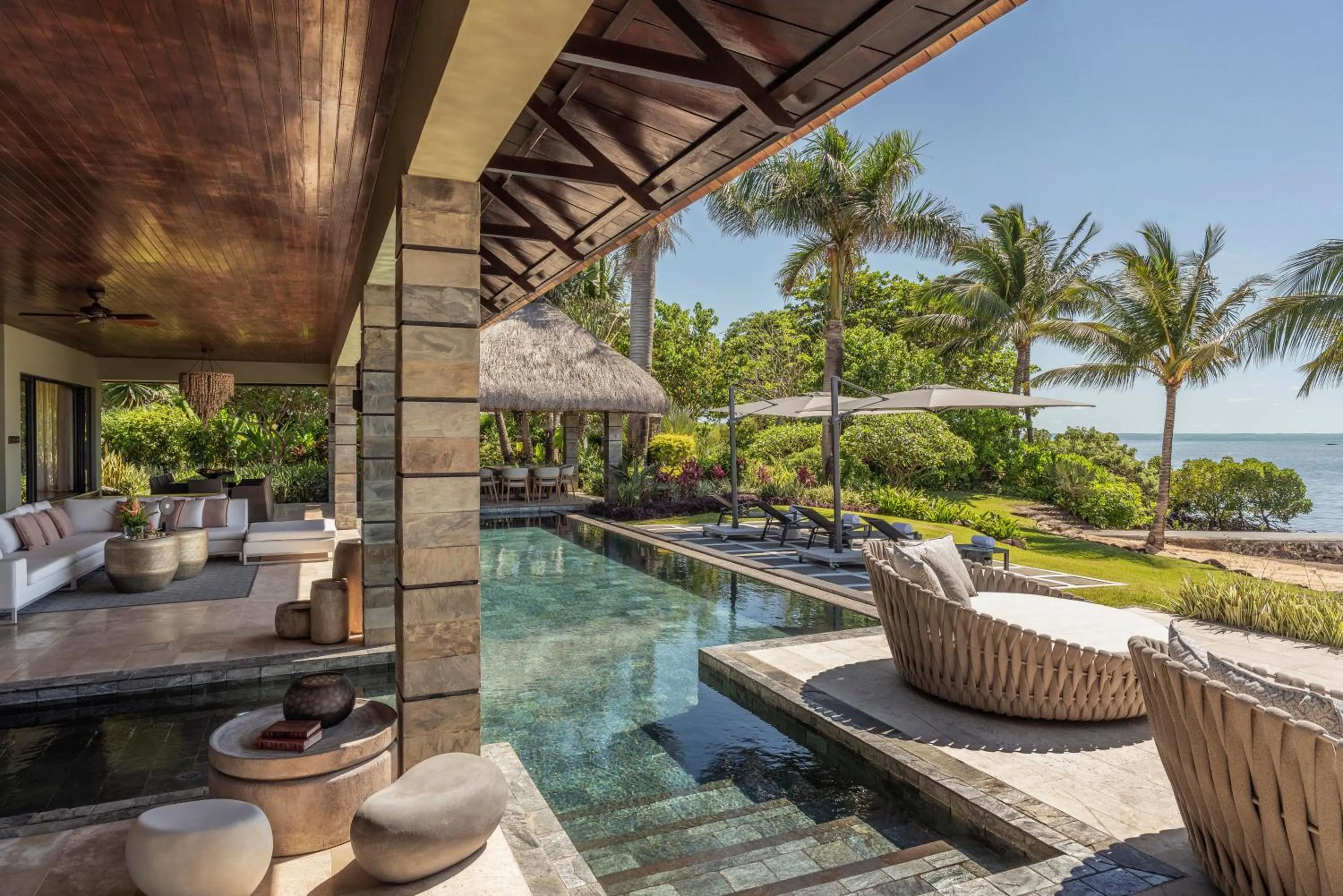 Balcony/Terrace in Four Seasons Resort Mauritius at Anahita