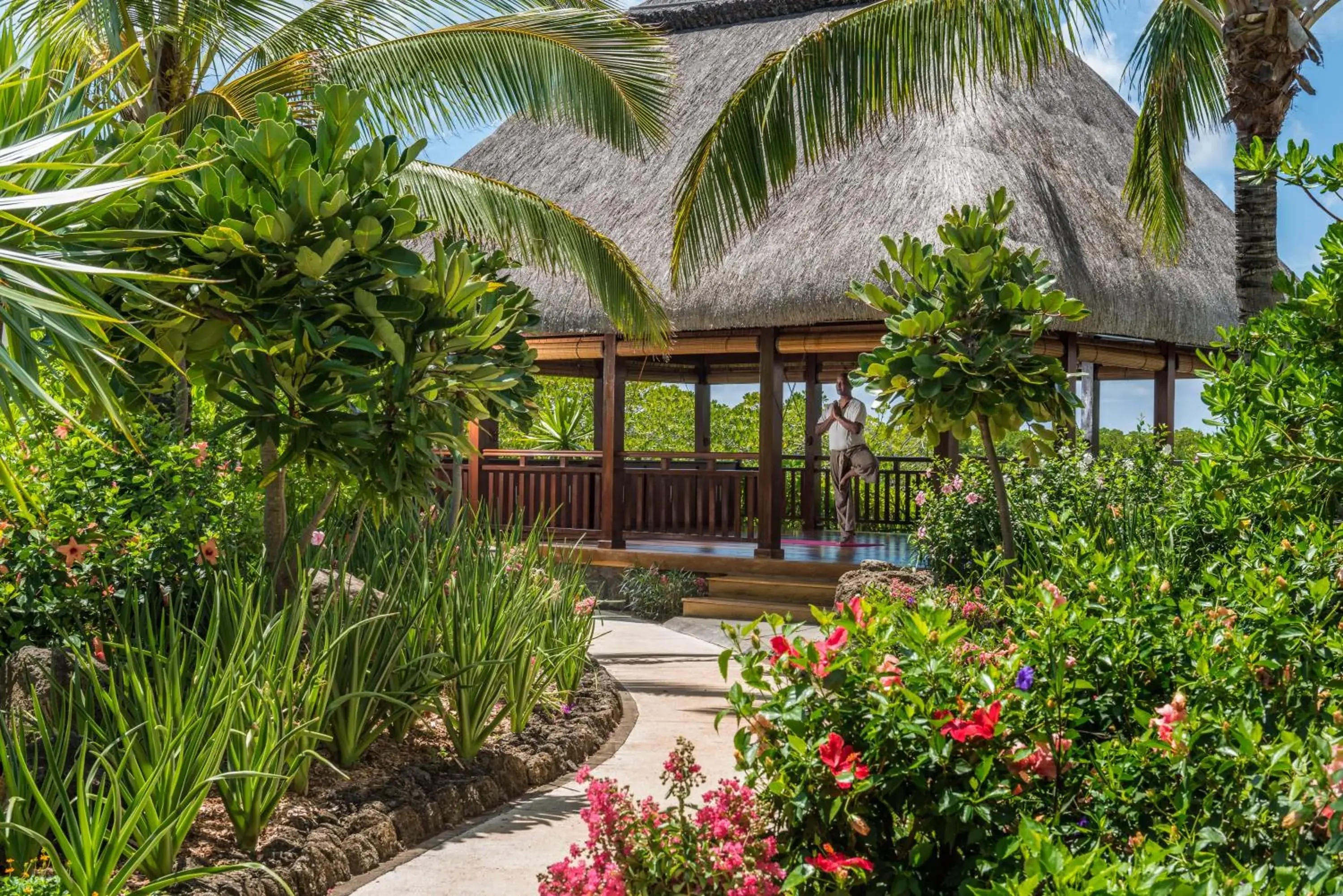Garden in Four Seasons Resort Mauritius at Anahita Garden in Four Seasons Resort Mauritius at Anahita