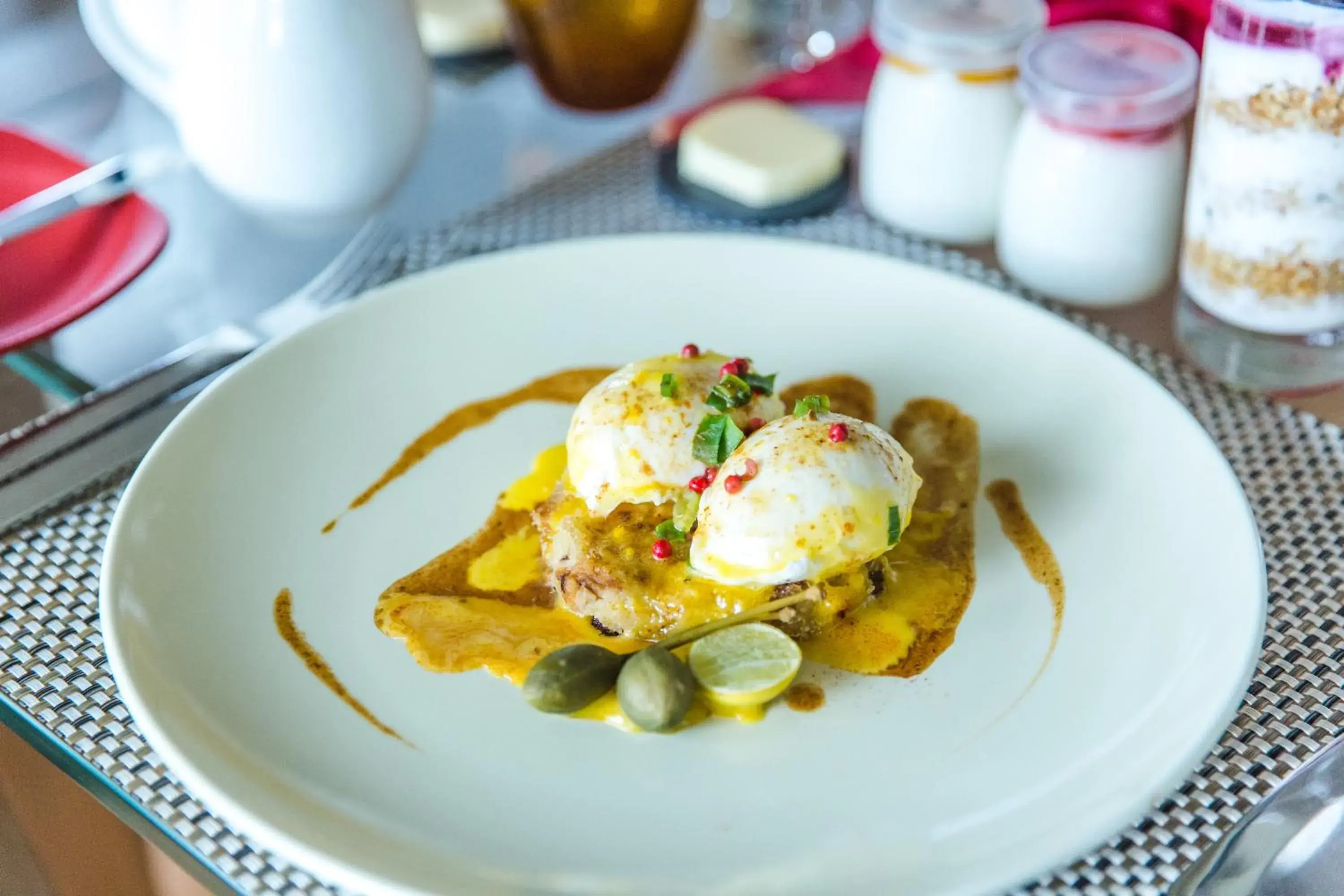 Breakfast in Four Seasons Resort Mauritius at Anahita Breakfast in Four Seasons Resort Mauritius at Anahita