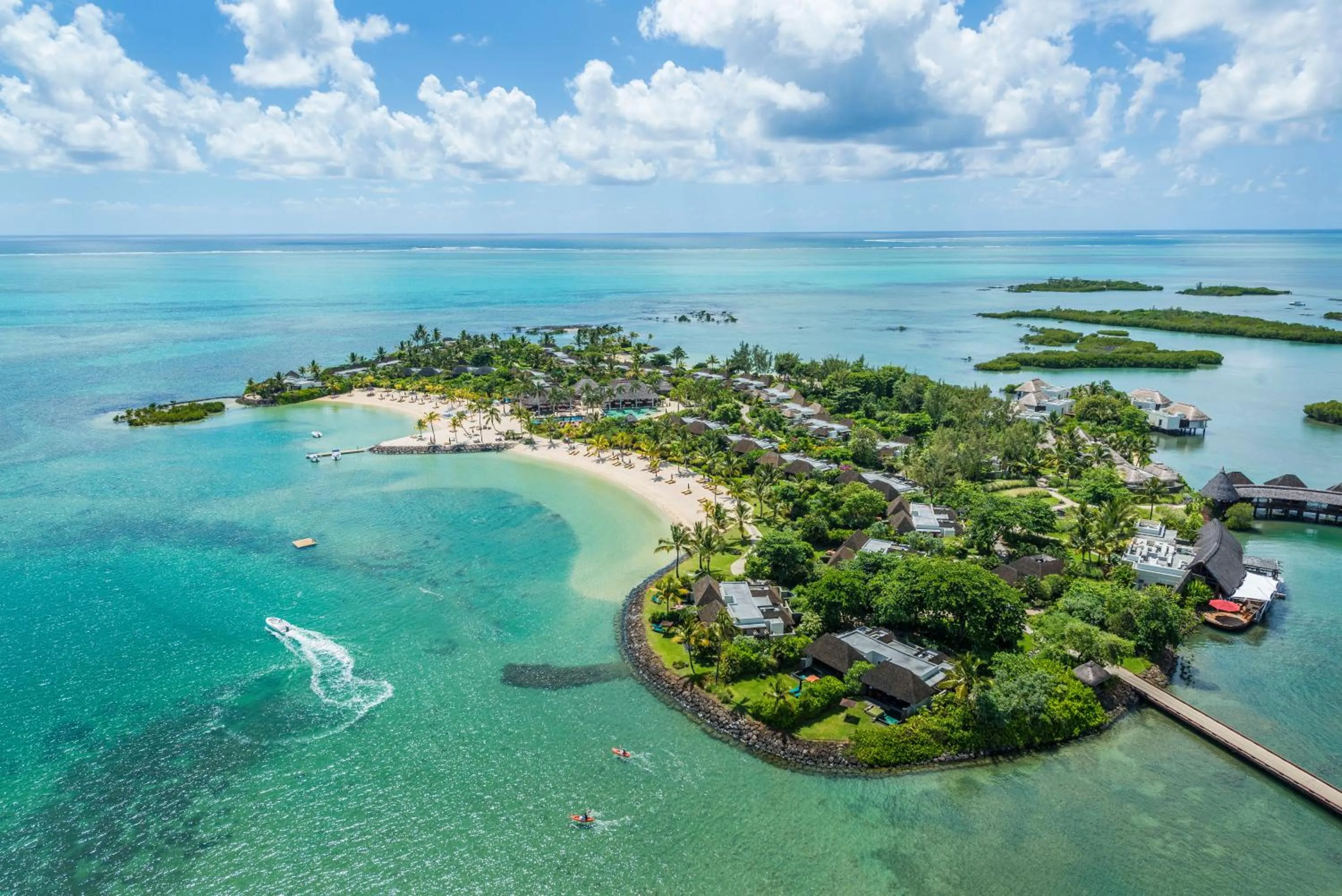 Bird's eye view in Four Seasons Resort Mauritius at Anahita