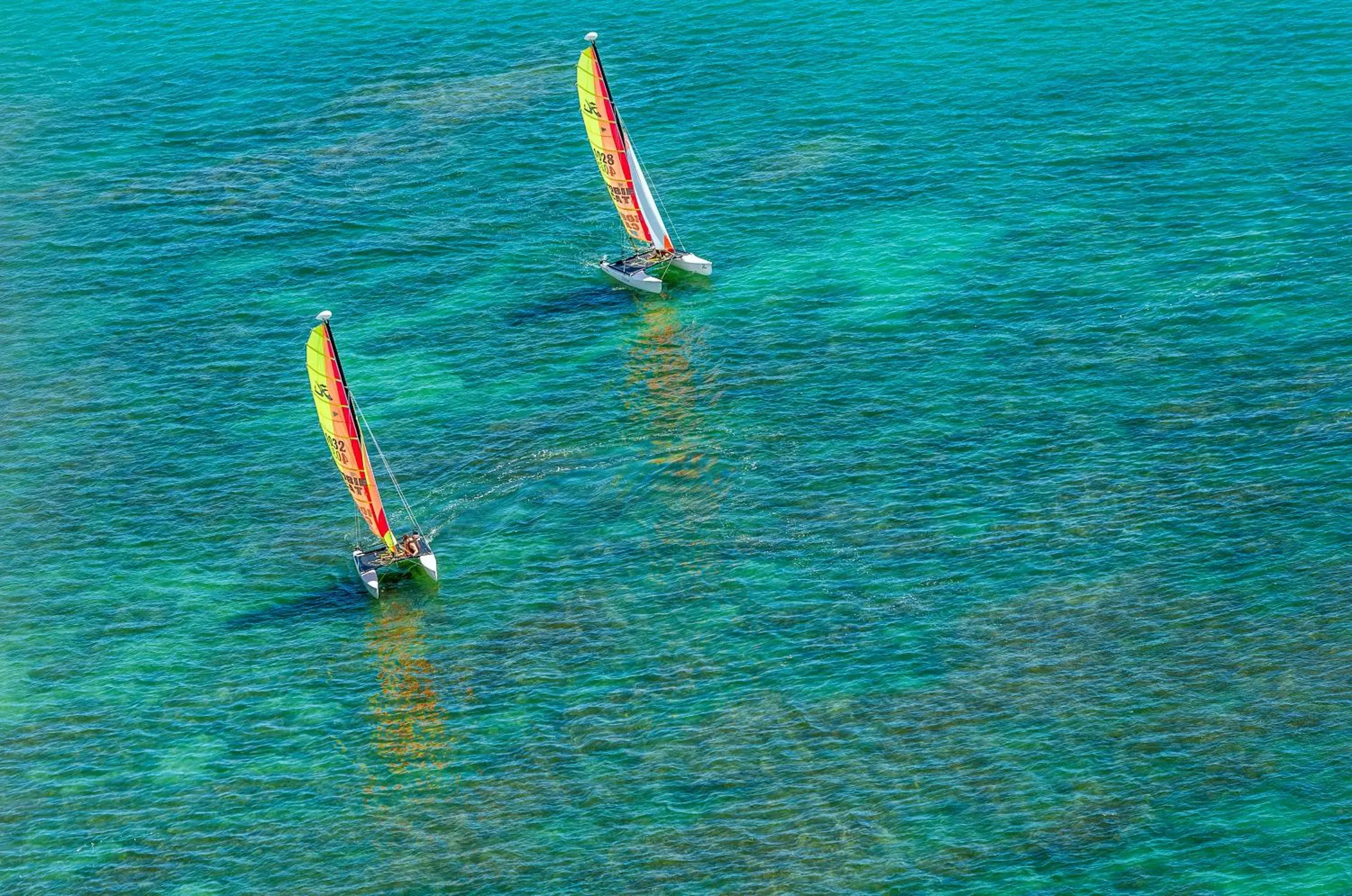 Bird's eye view in Four Seasons Resort Mauritius at Anahita Bird's eye view in Four Seasons Resort Mauritius at Anahita