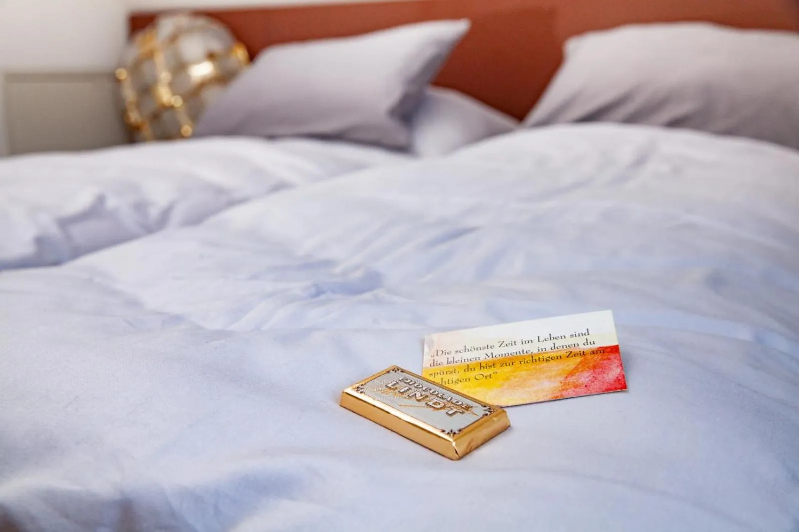 Bed in IchZeit Aparthotel