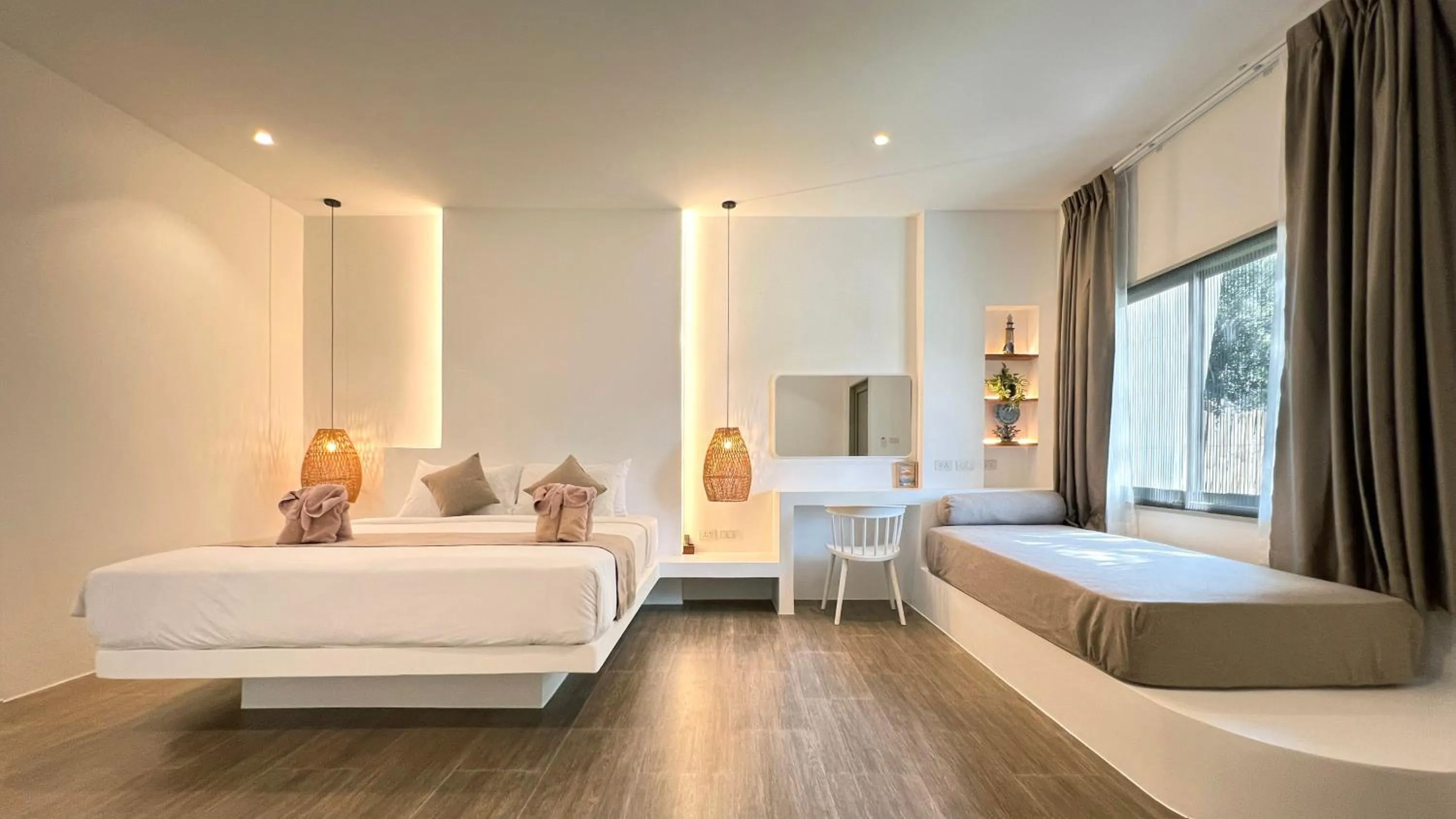 Living room, Bed in Pico Samui