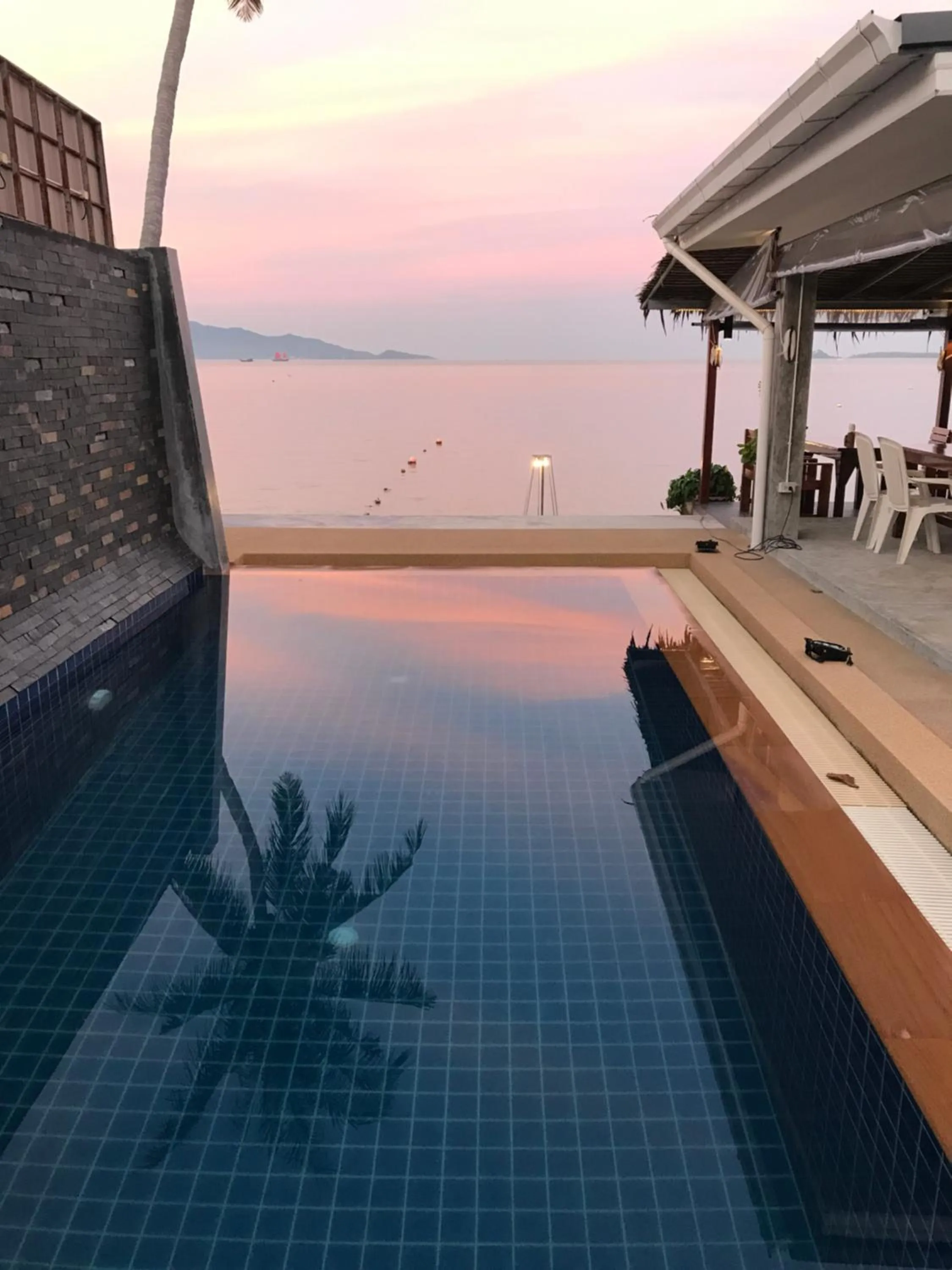 Pool view in Pico Samui