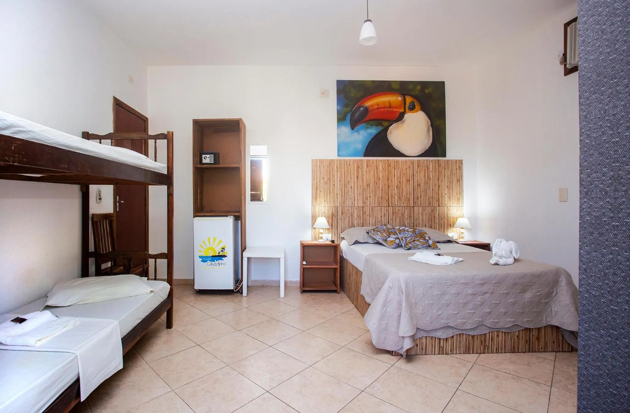 Photo of the whole room, Bed in Pousada Castelinho