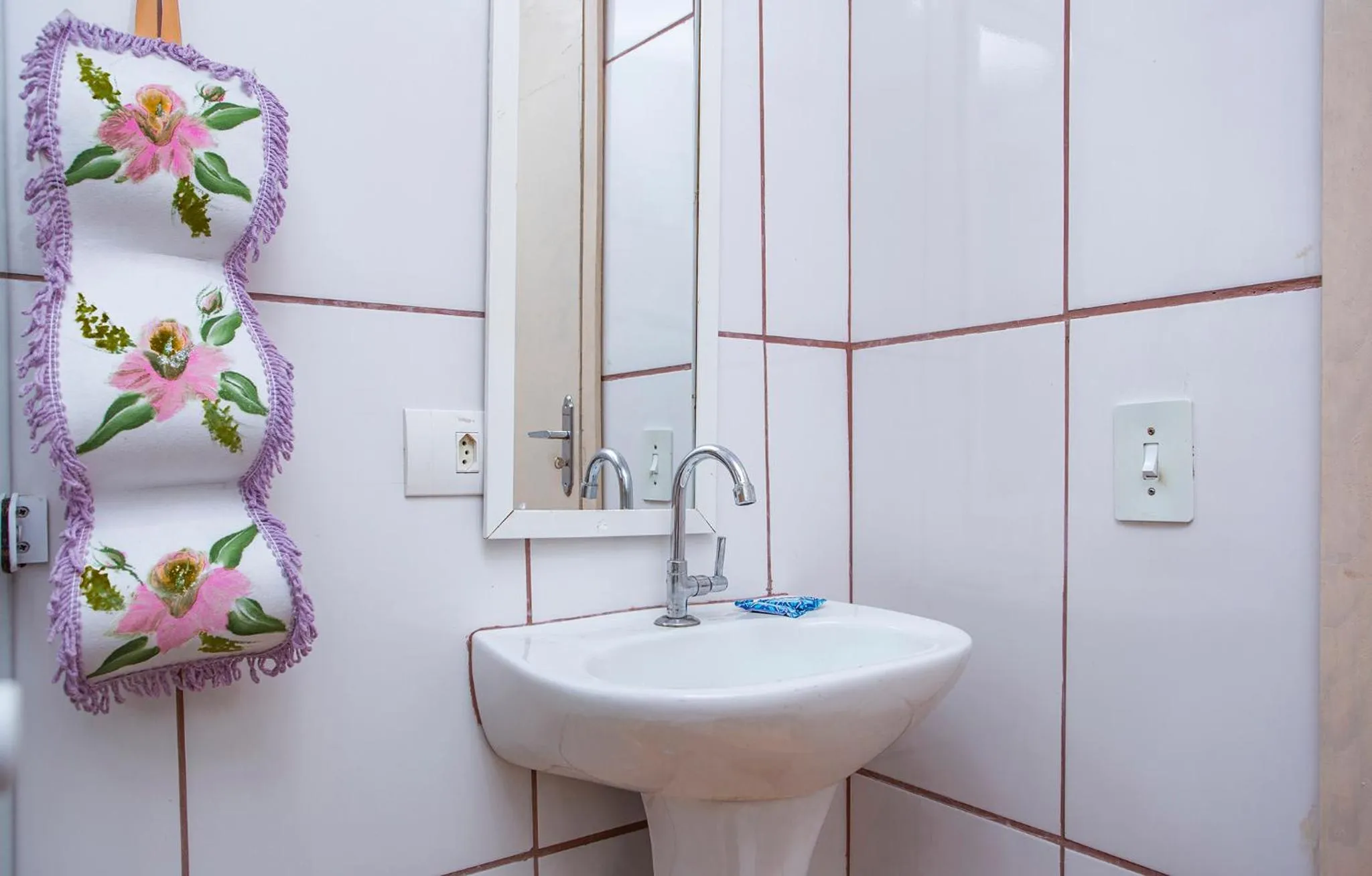 Bathroom in Pousada Castelinho