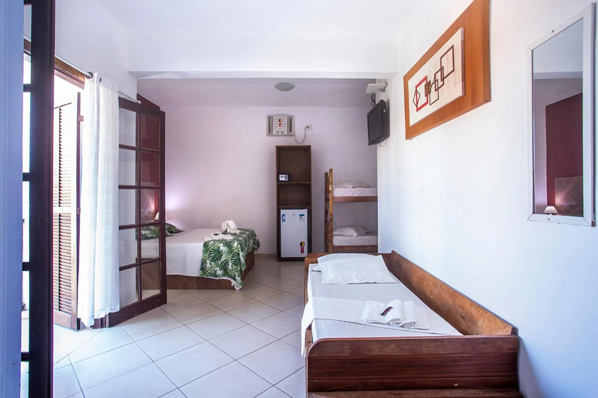 Bedroom, Bed in Pousada Castelinho