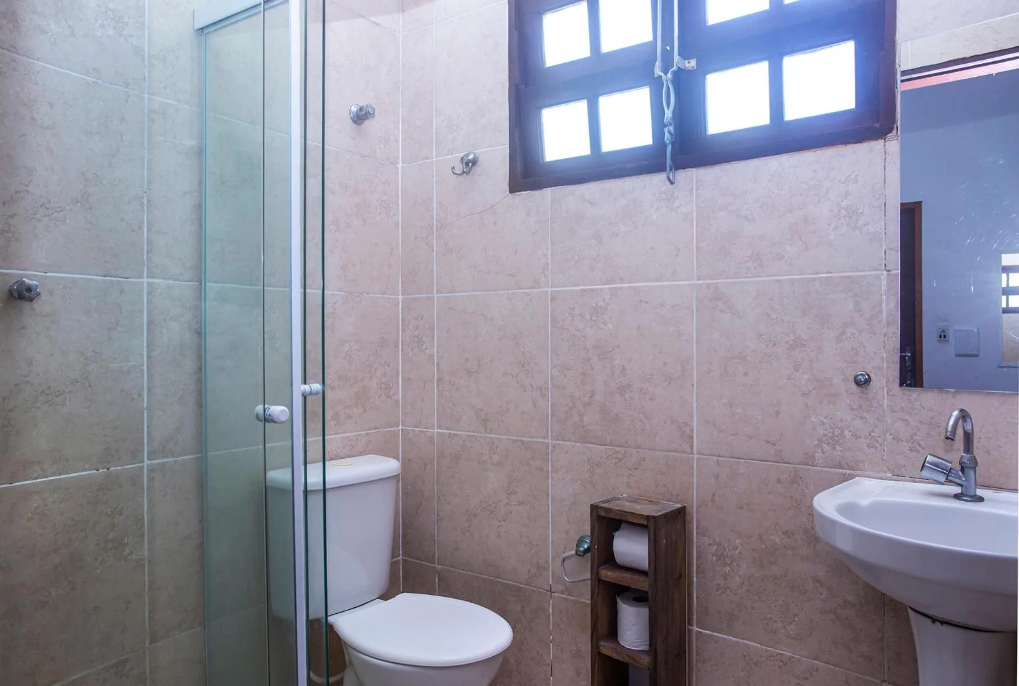 Bathroom in Pousada Castelinho