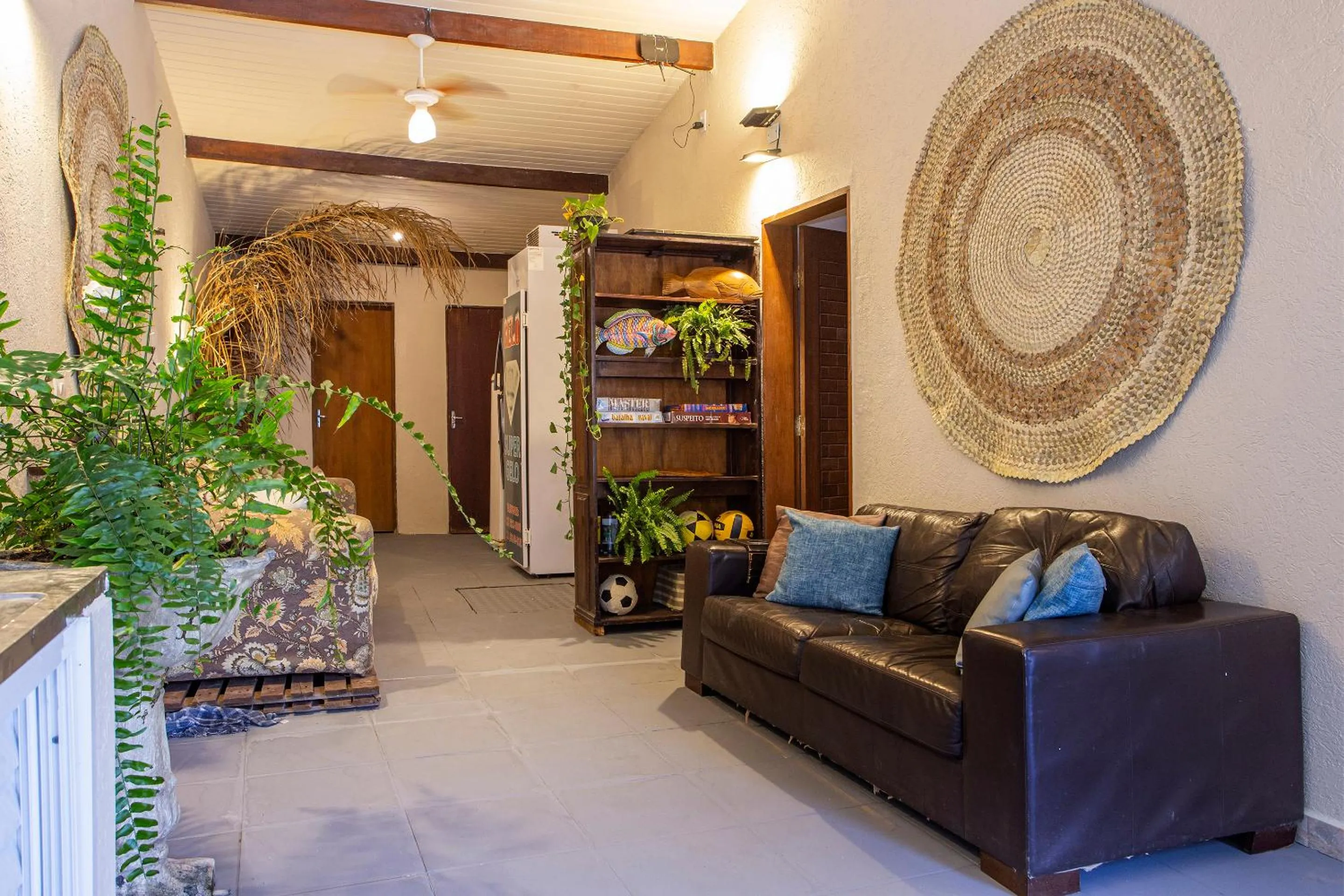 Lobby or reception in Pousada Castelinho