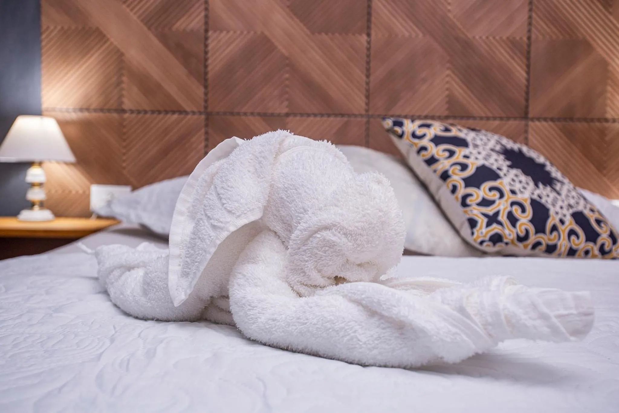 Bed in Pousada Castelinho