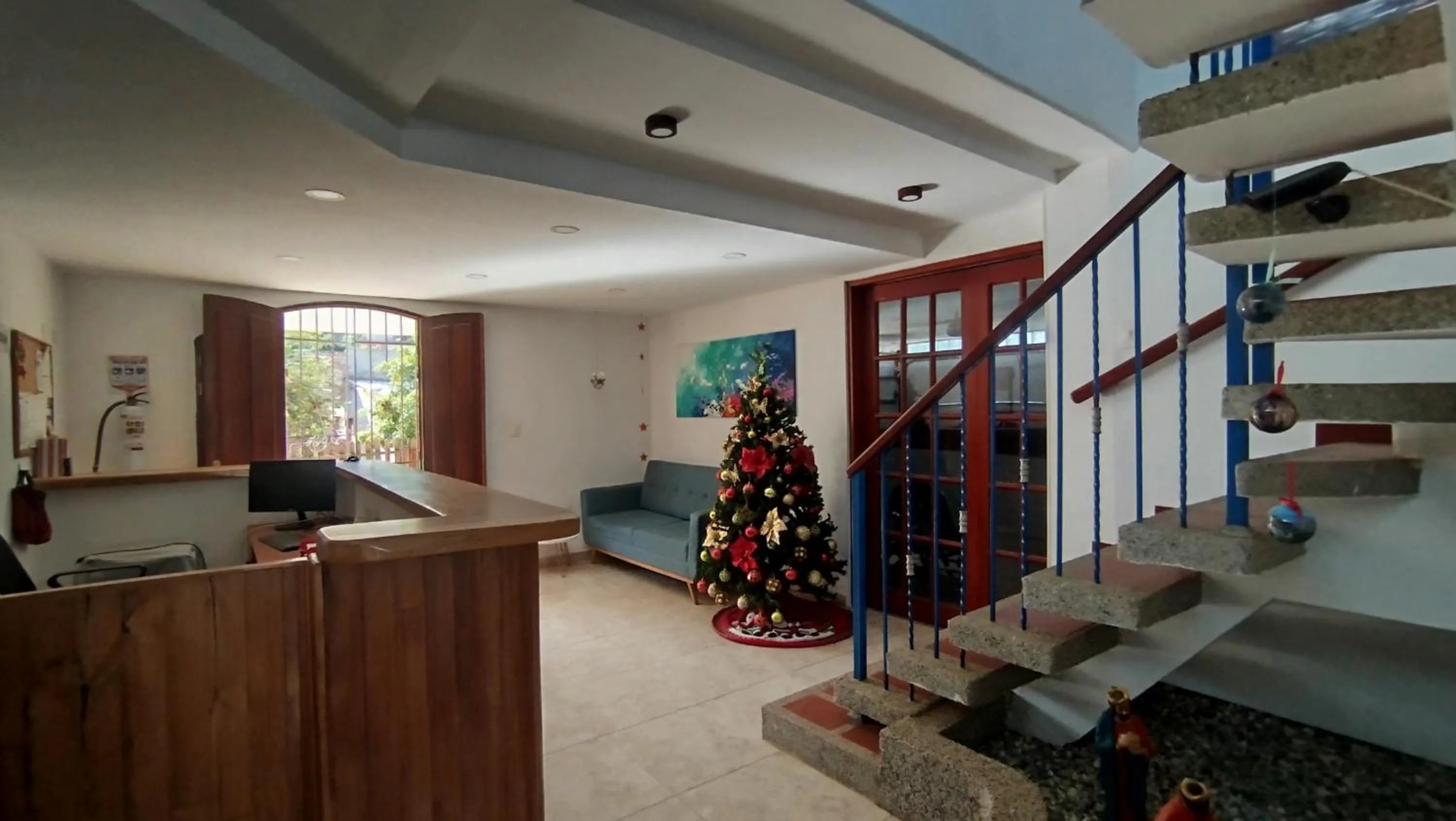 People in Casa Luna Hotel