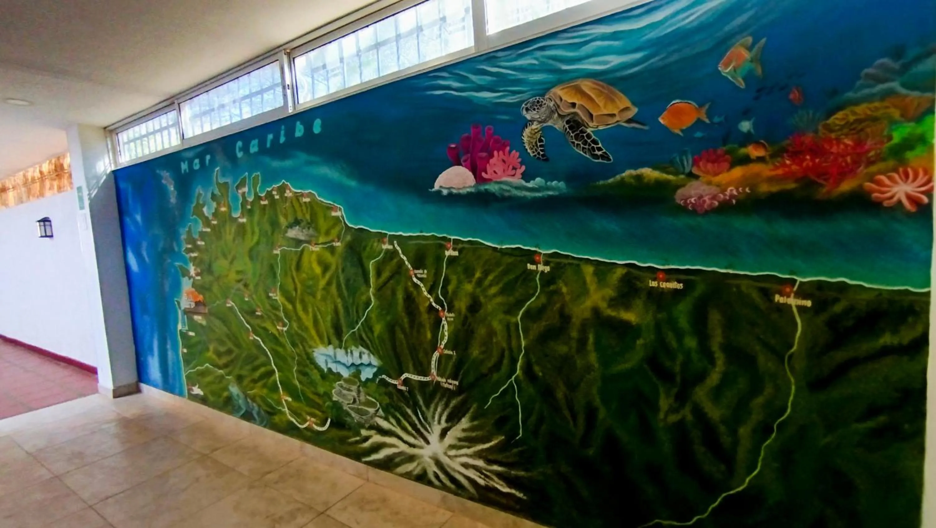 Decorative detail in Casa Luna Hotel