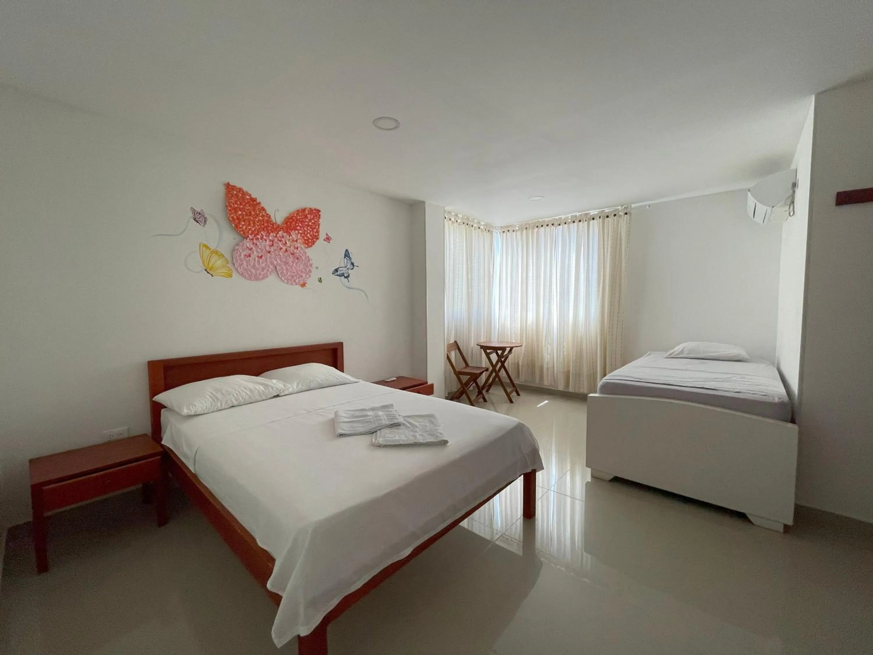 Bed in Casa Luna Hotel