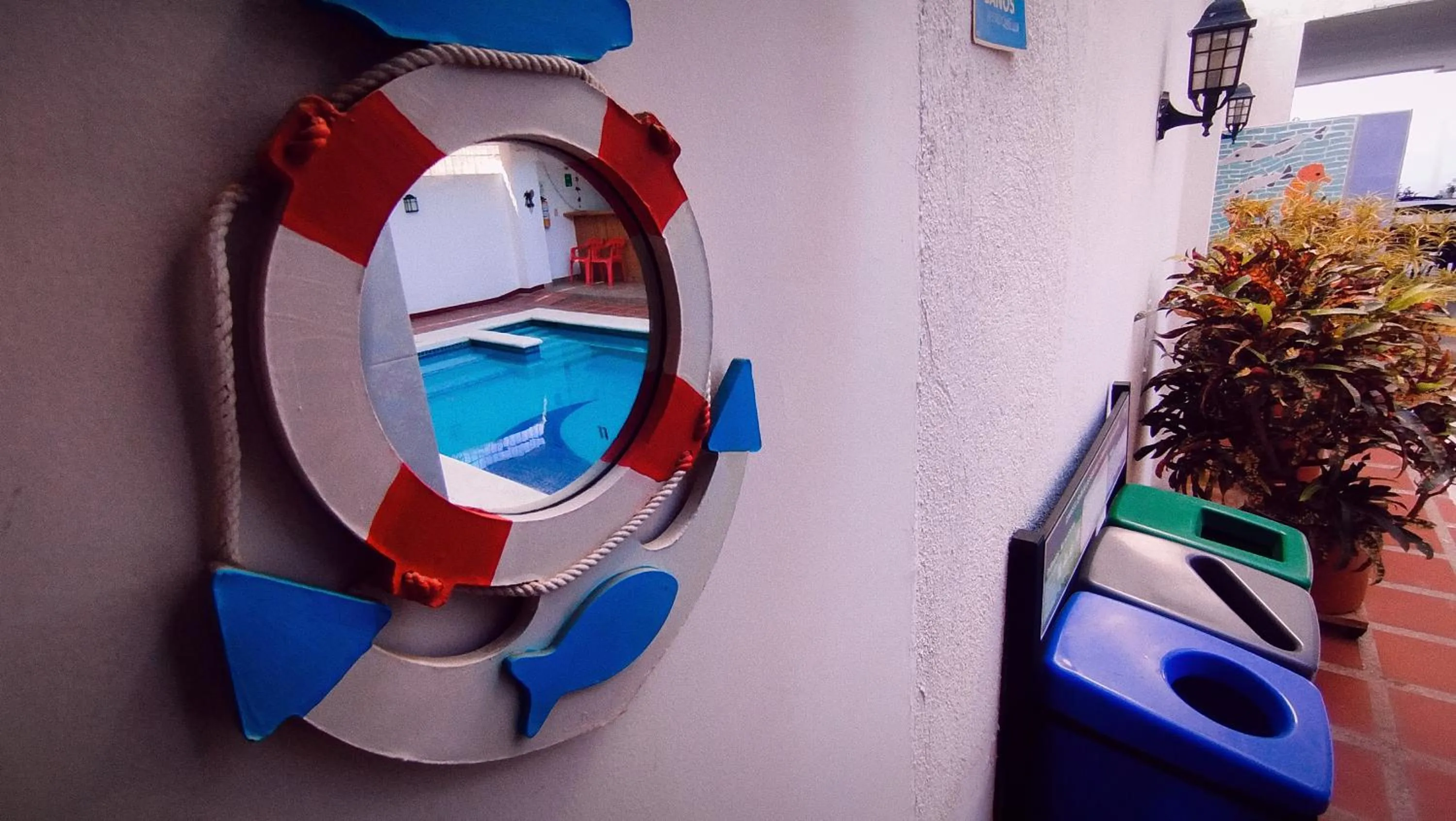 Pool view in Casa Luna Hotel