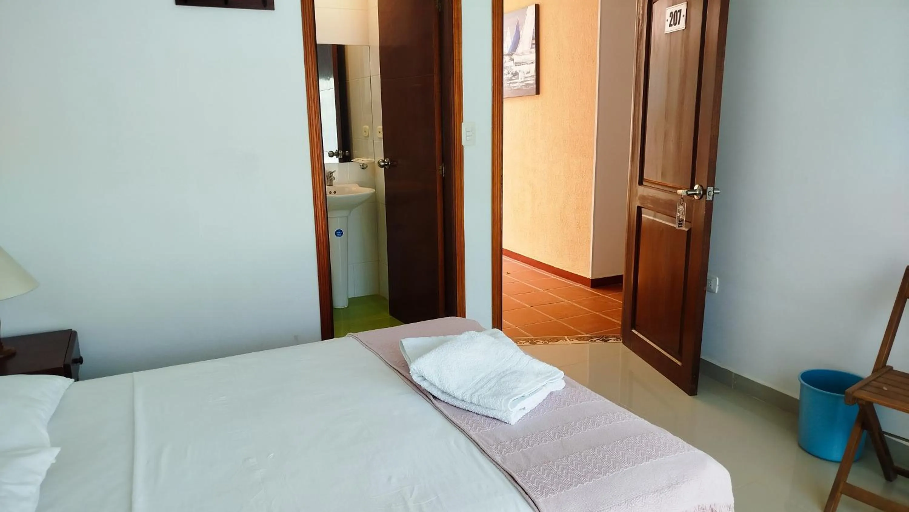 Bed in Casa Luna Hotel