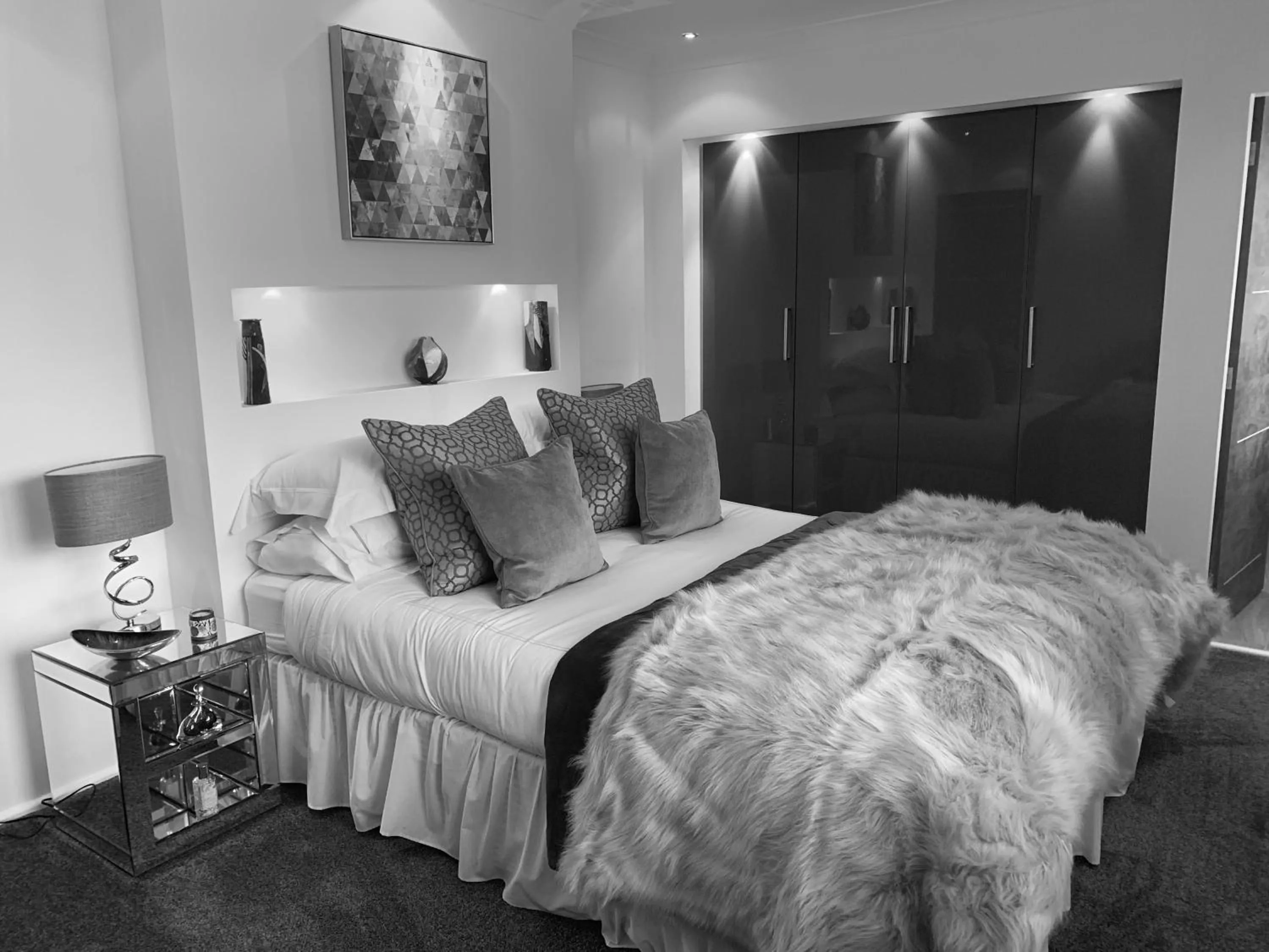 Bed in Invercreran Lodge Luxury Bed & Breakfast