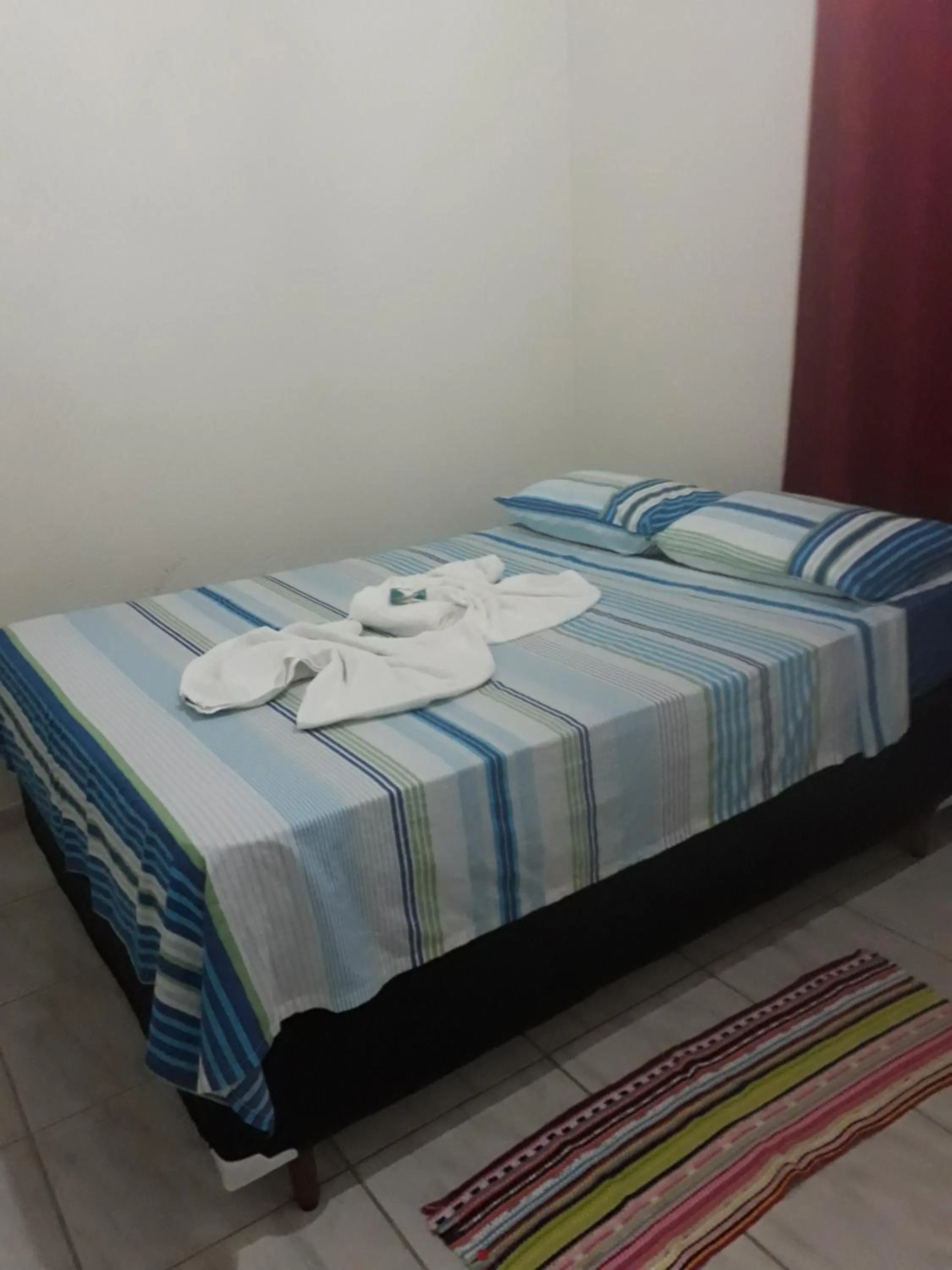 Bed in Pousada da Ana
