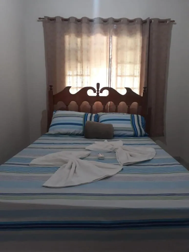 Bed in Pousada da Ana