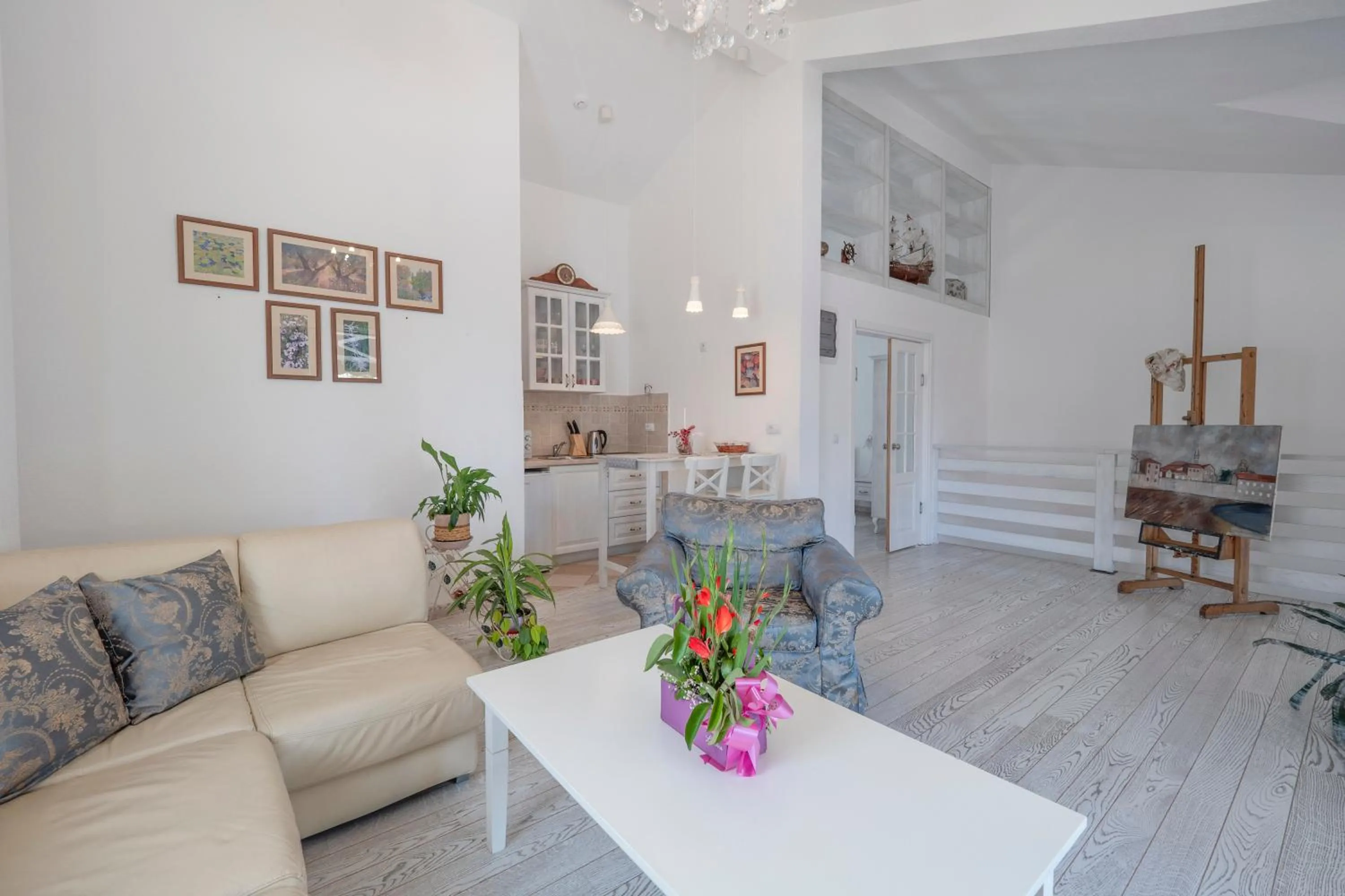 Living room in Marinero Apartments