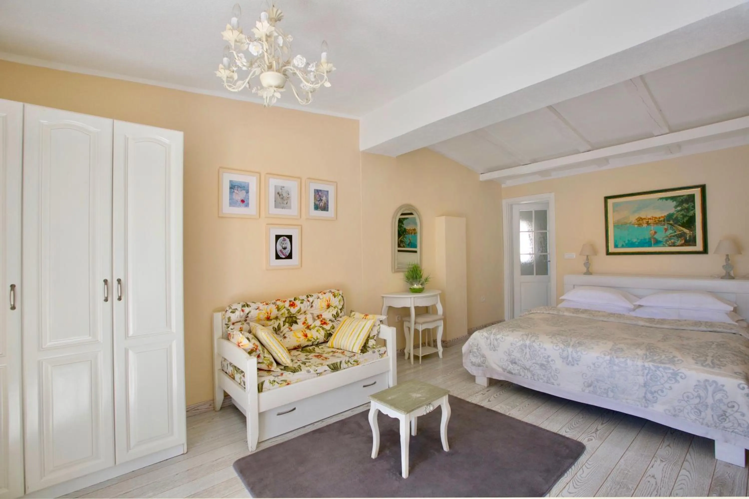 Bathroom, Bed in Marinero Apartments