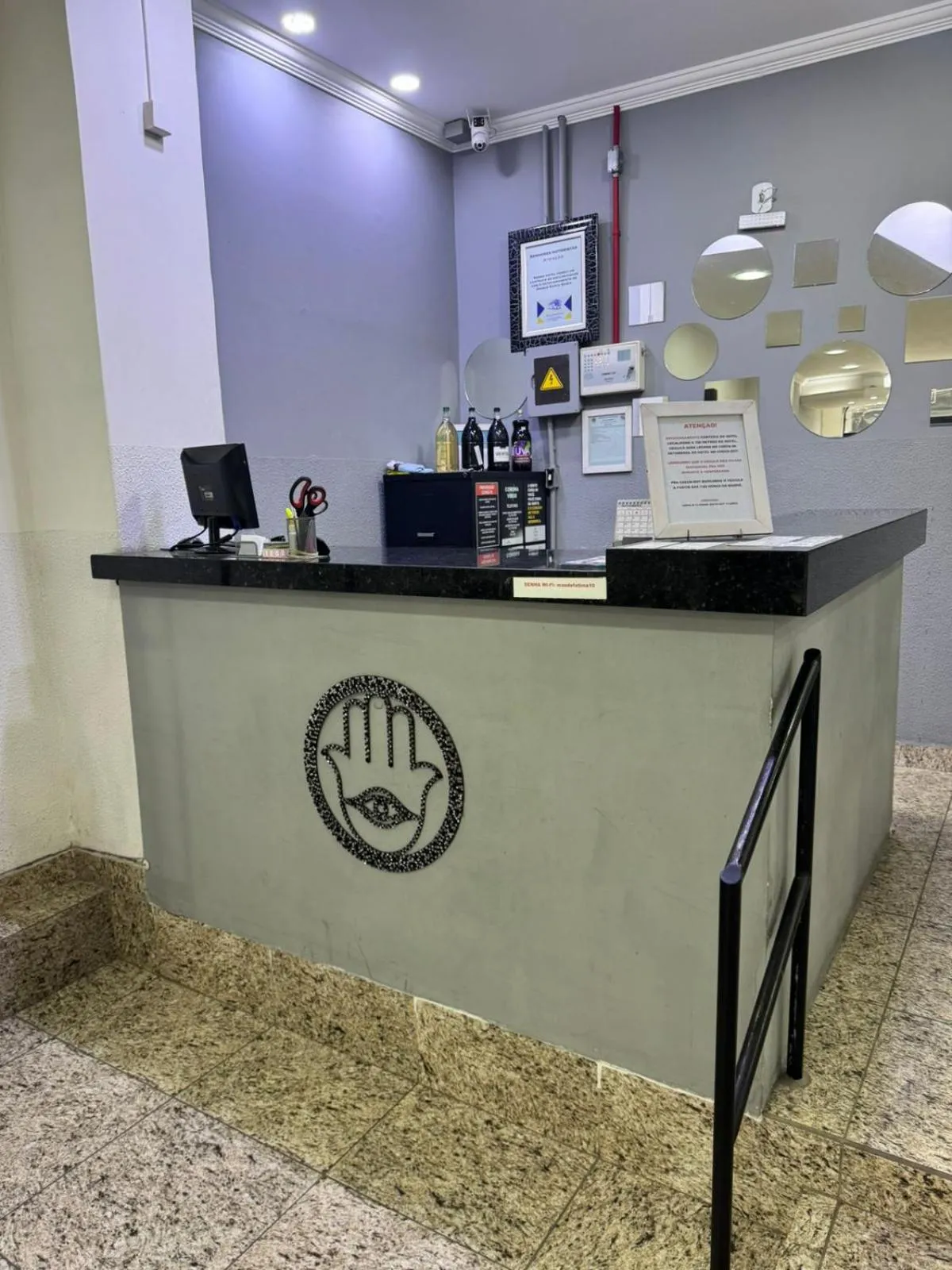 Lobby or reception in Hotel Mão de Fatima