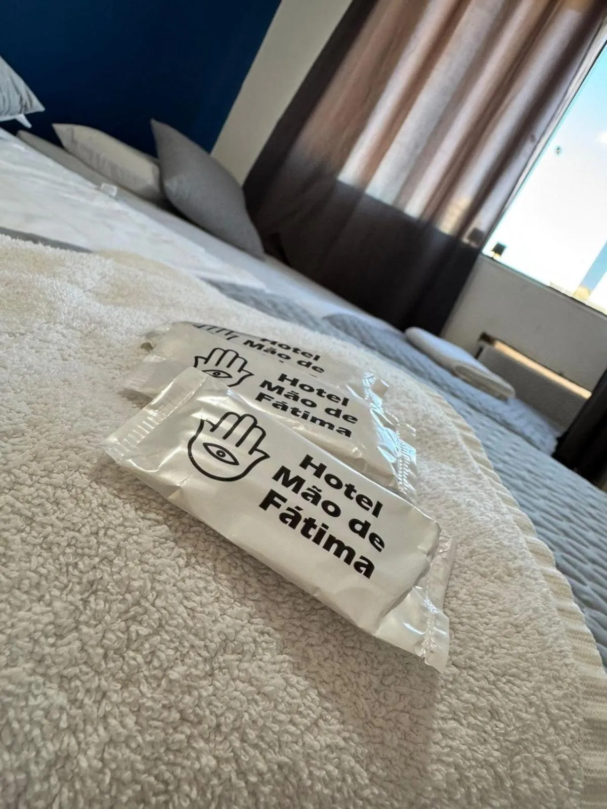 Bed in Hotel Mão de Fatima