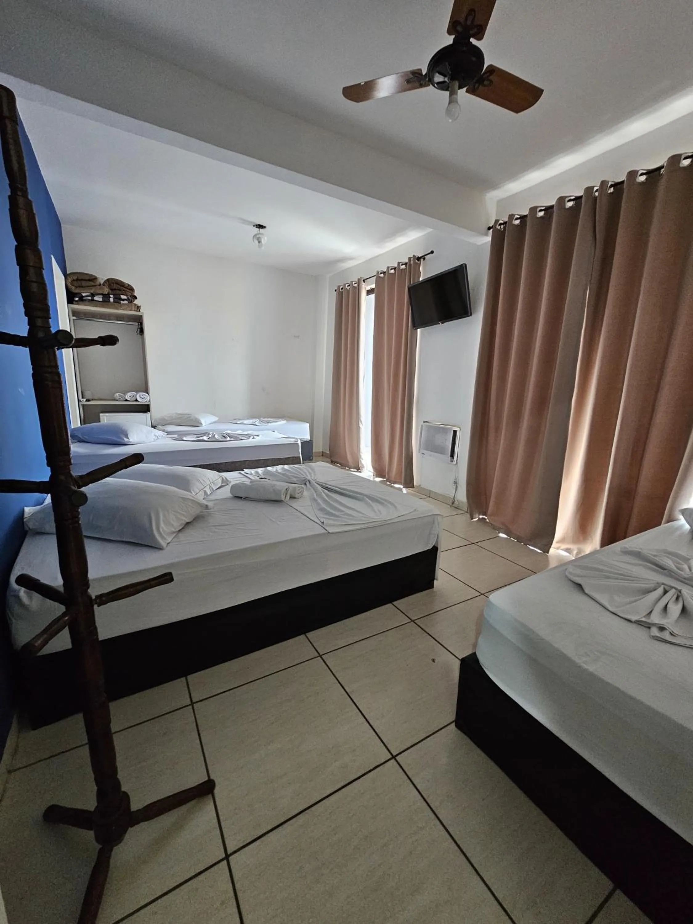 Bed in Hotel Mão de Fatima