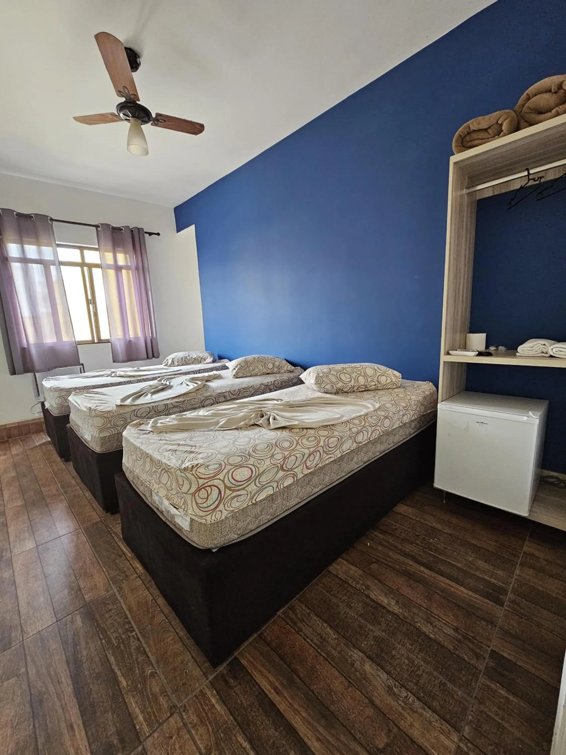 Bed in Hotel Mão de Fatima