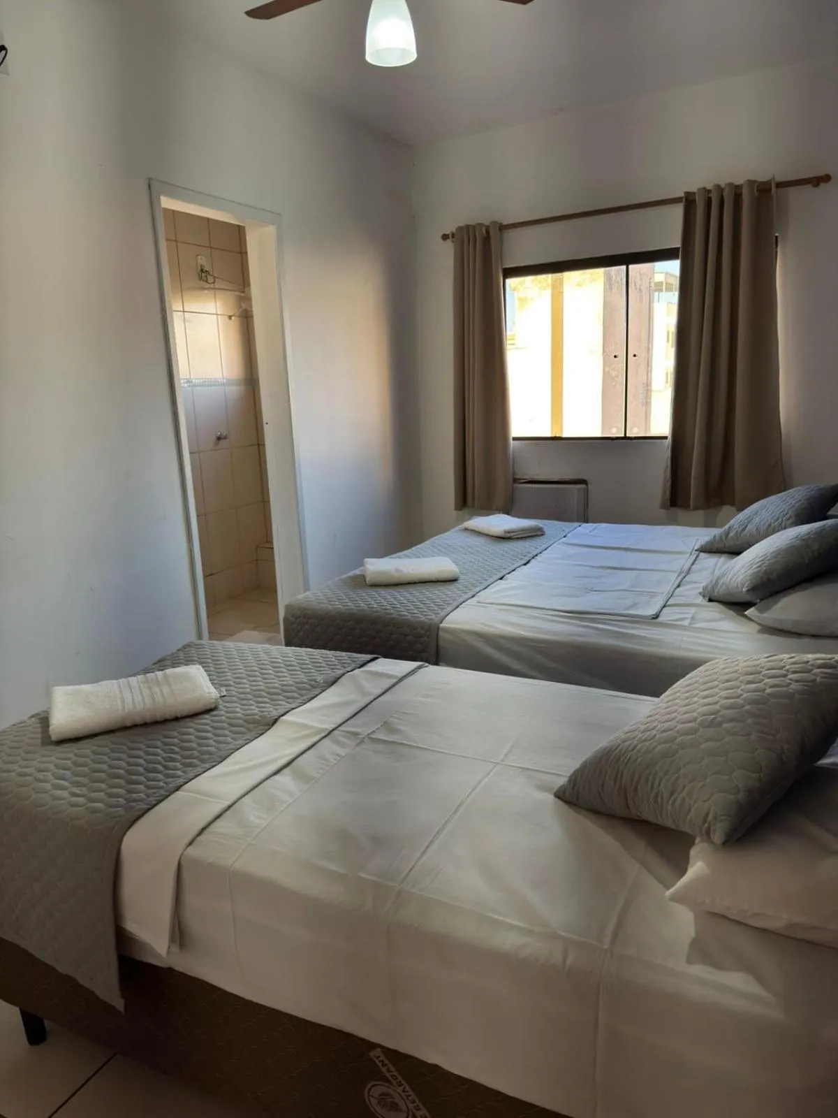 Bed in Hotel Mão de Fatima