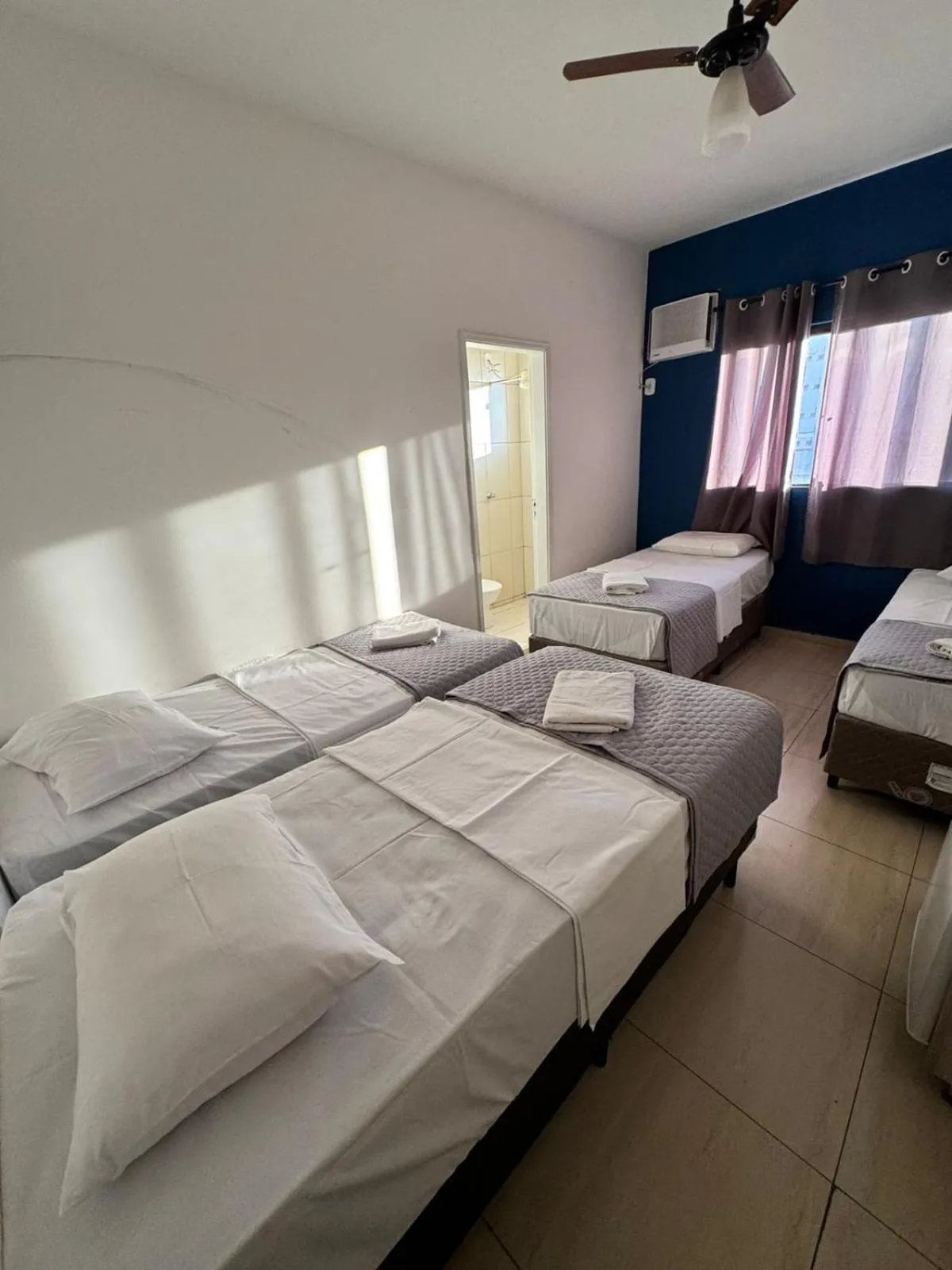 Bed in Hotel Mão de Fatima