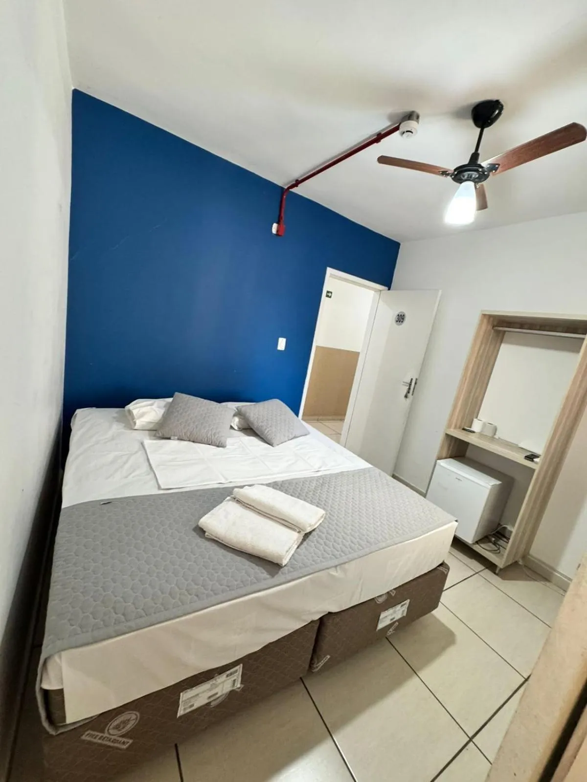 Bed in Hotel Mão de Fatima