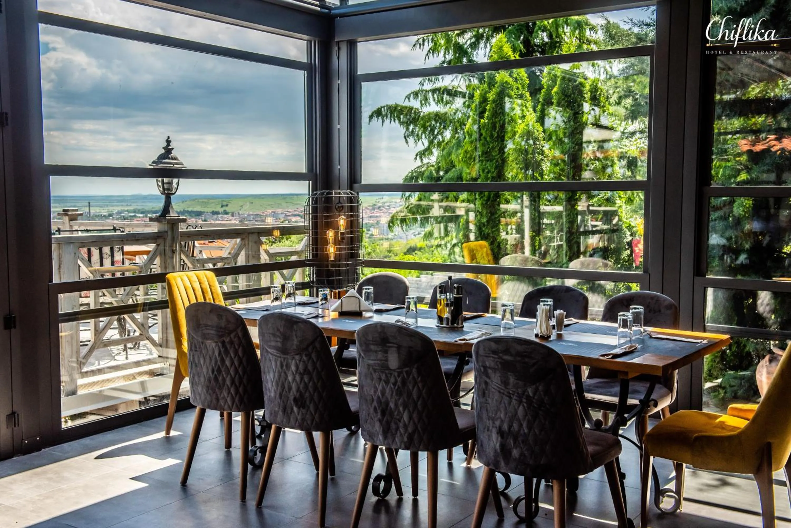 Patio in Chiflika Family Hotel