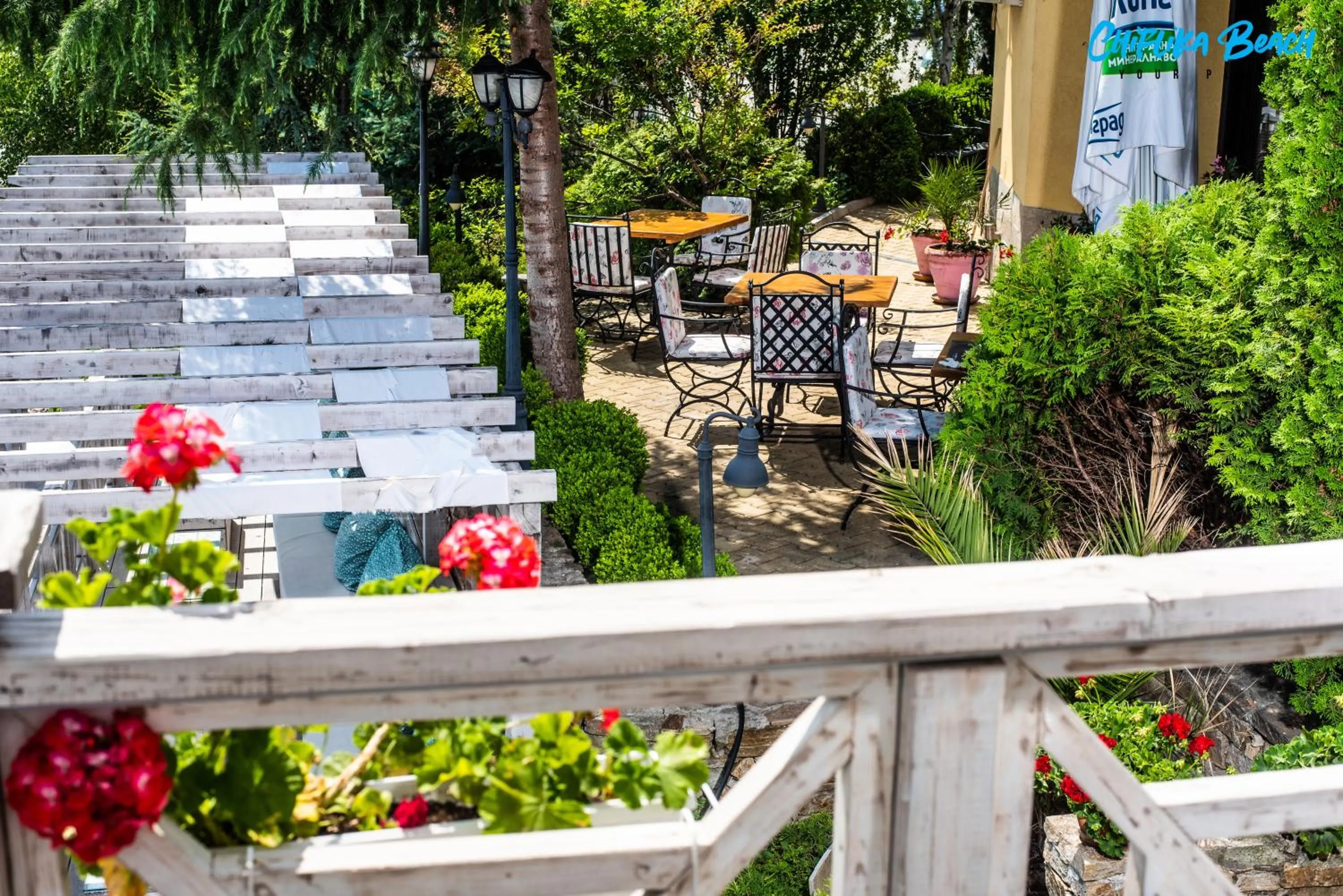 Patio in Chiflika Family Hotel
