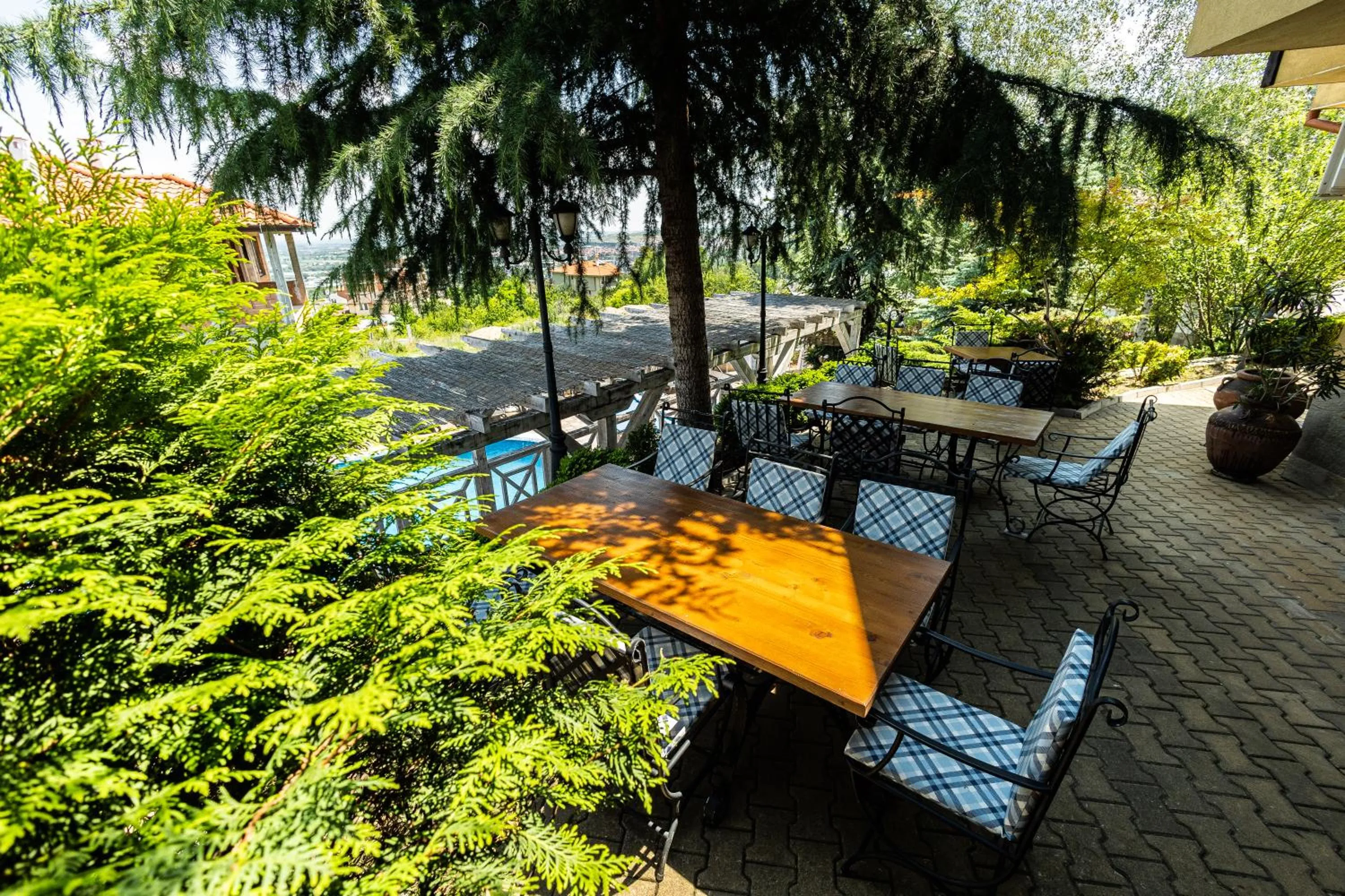 Patio in Chiflika Family Hotel