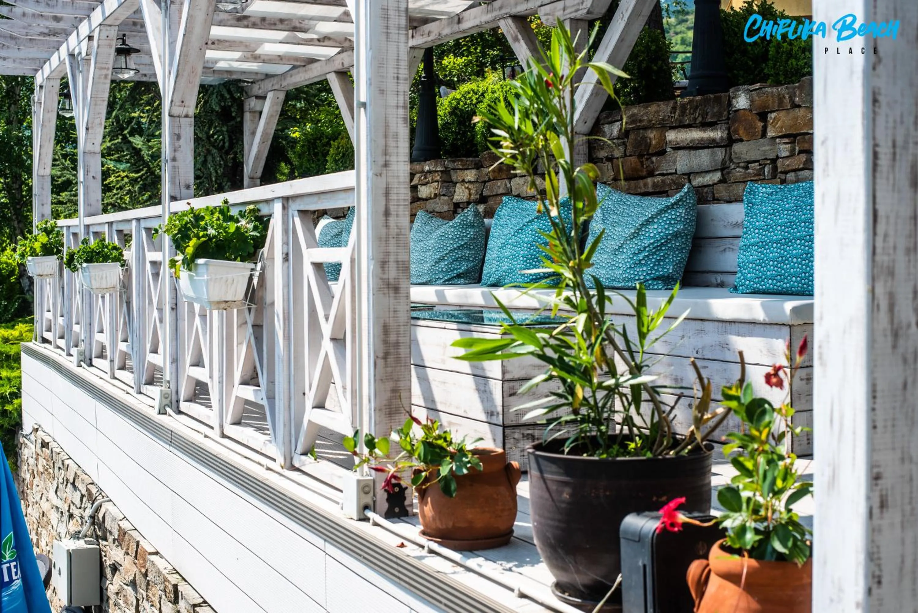 Patio in Chiflika Family Hotel