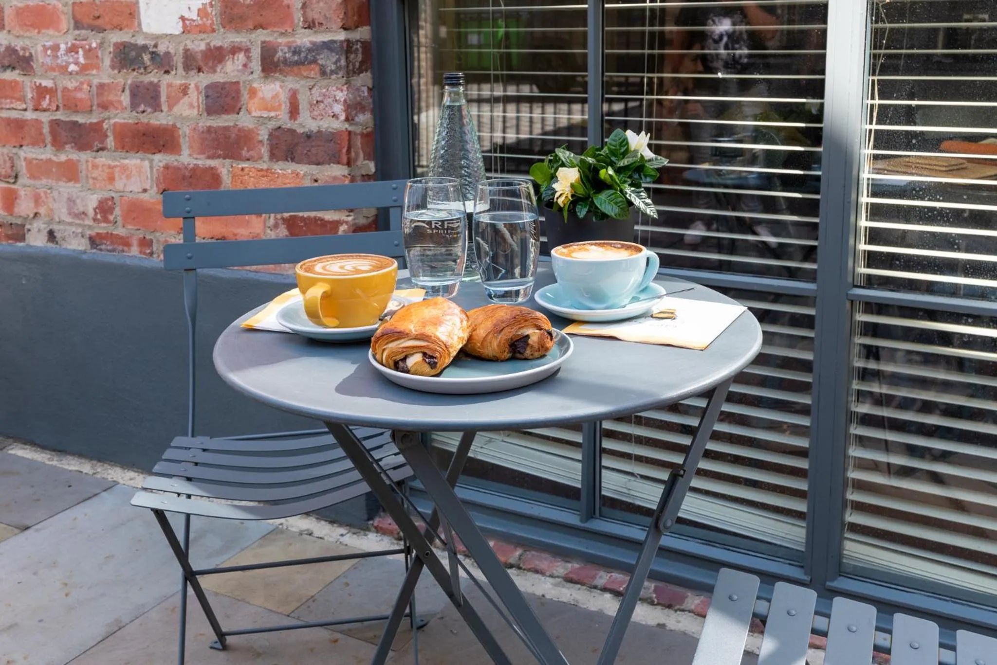 Patio in The Lawrance Luxury Aparthotel - York