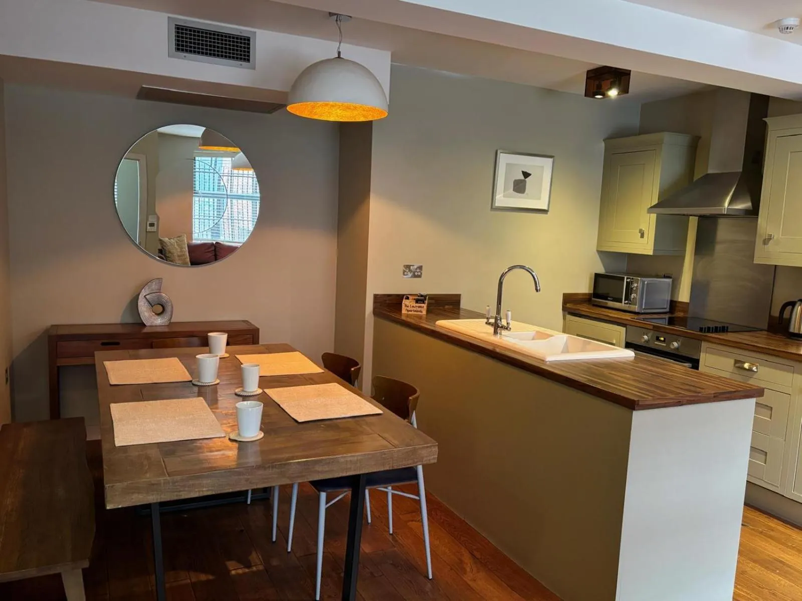 Kitchen or kitchenette in The Lawrance Luxury Aparthotel - York