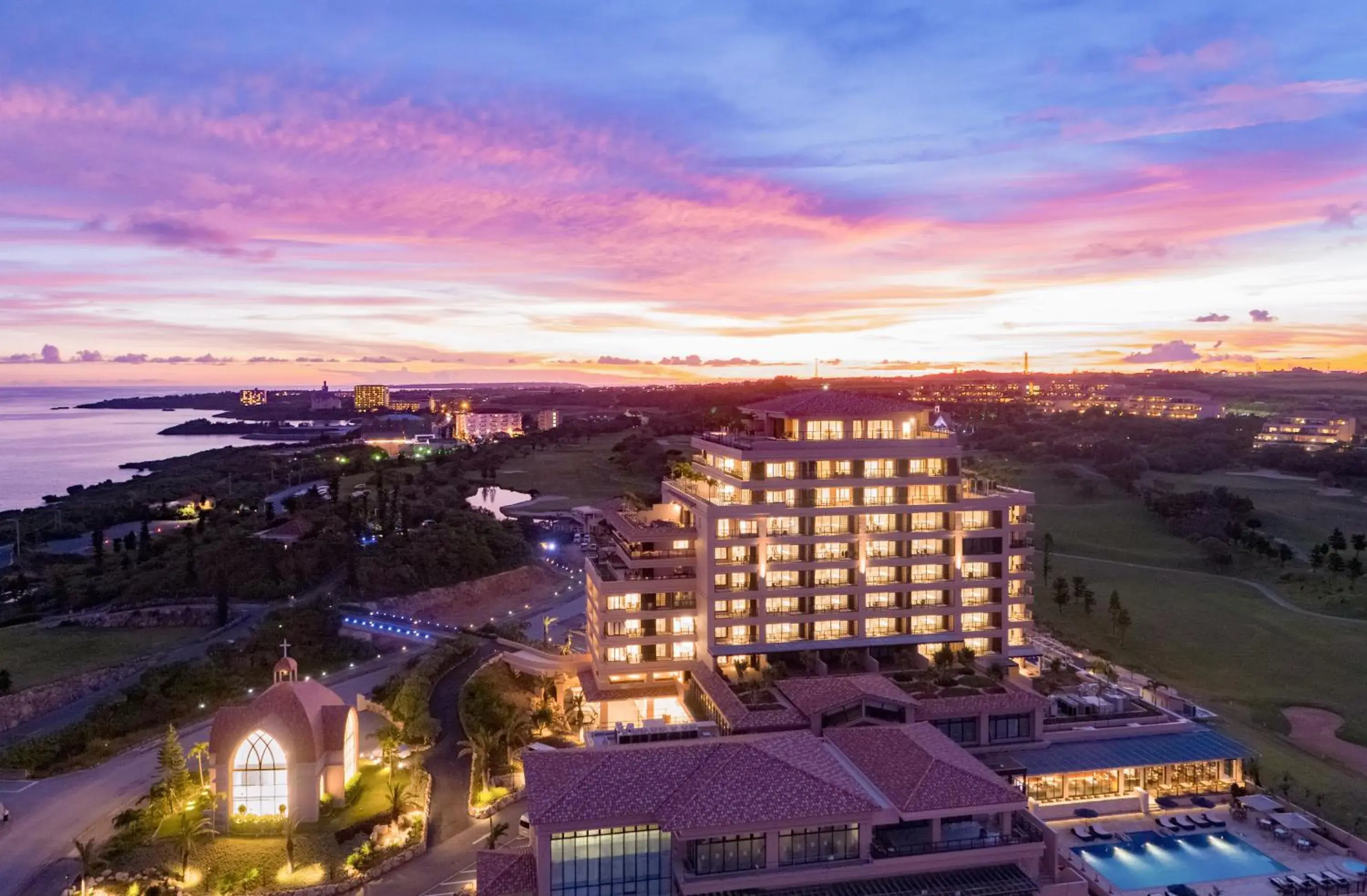 Bird's eye view in Hotel Shigira Mirage Bird's eye view in Hotel Shigira Mirage