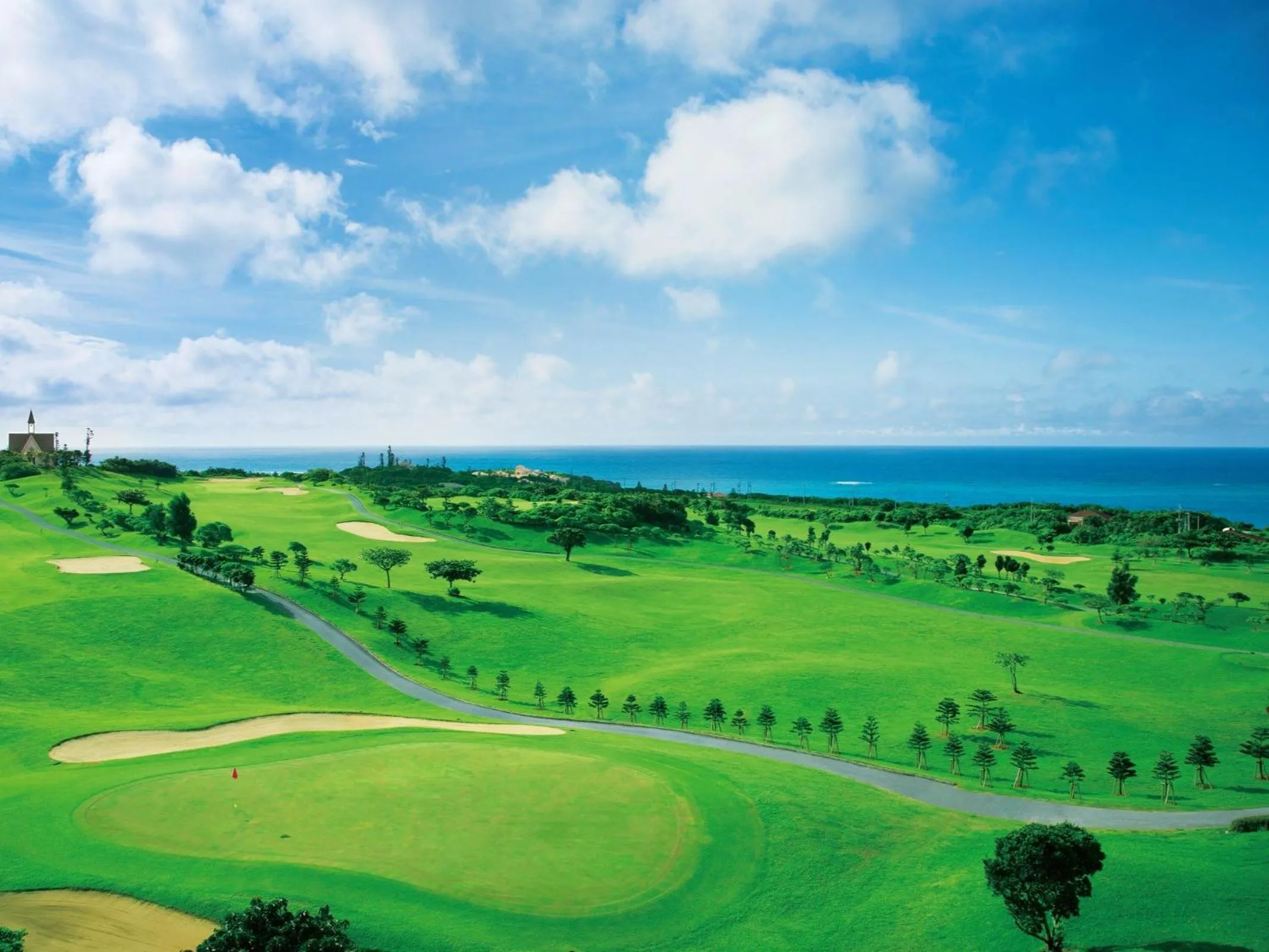 Golfcourse in Hotel Shigira Mirage