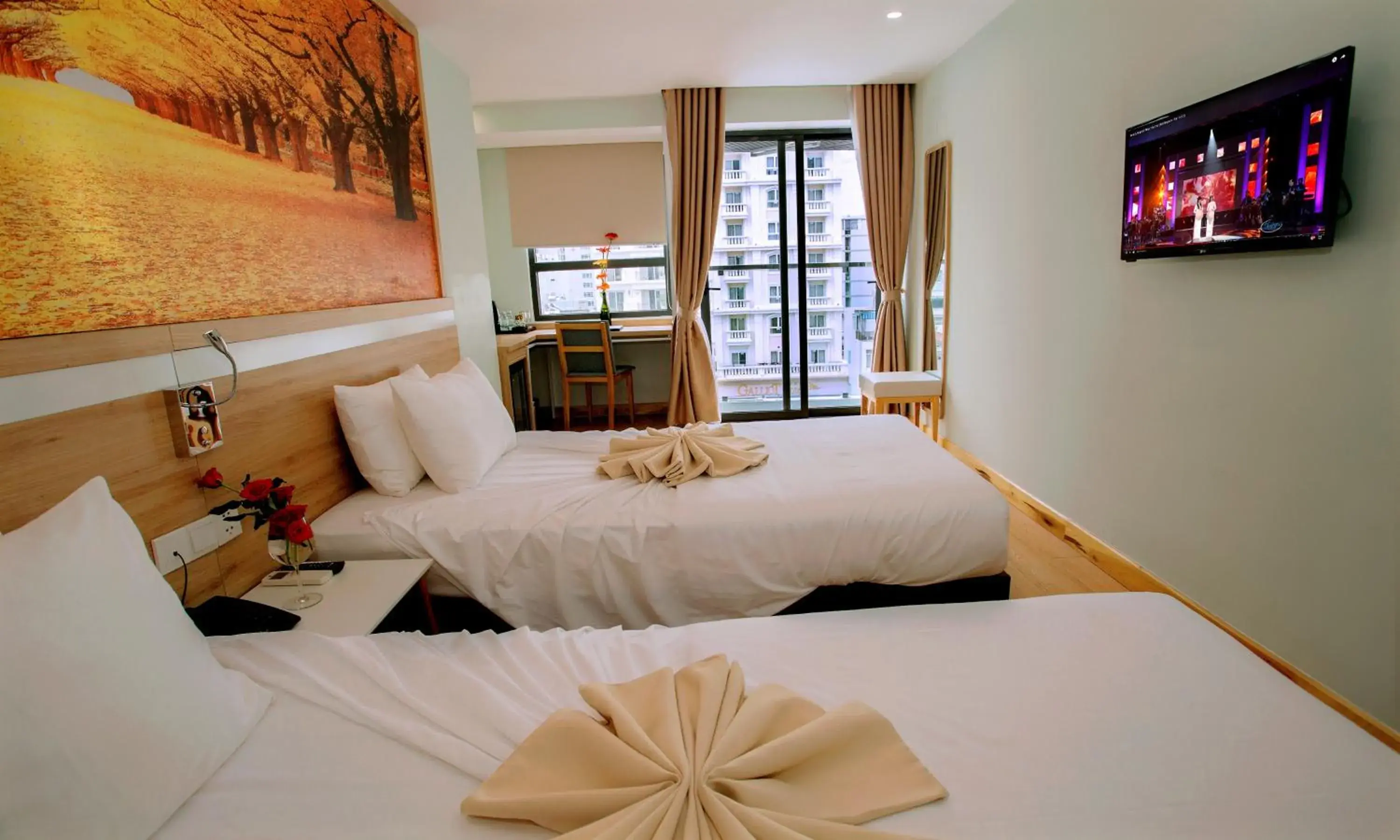 Bed in Royal HPM Hotel Bed in Royal HPM Hotel