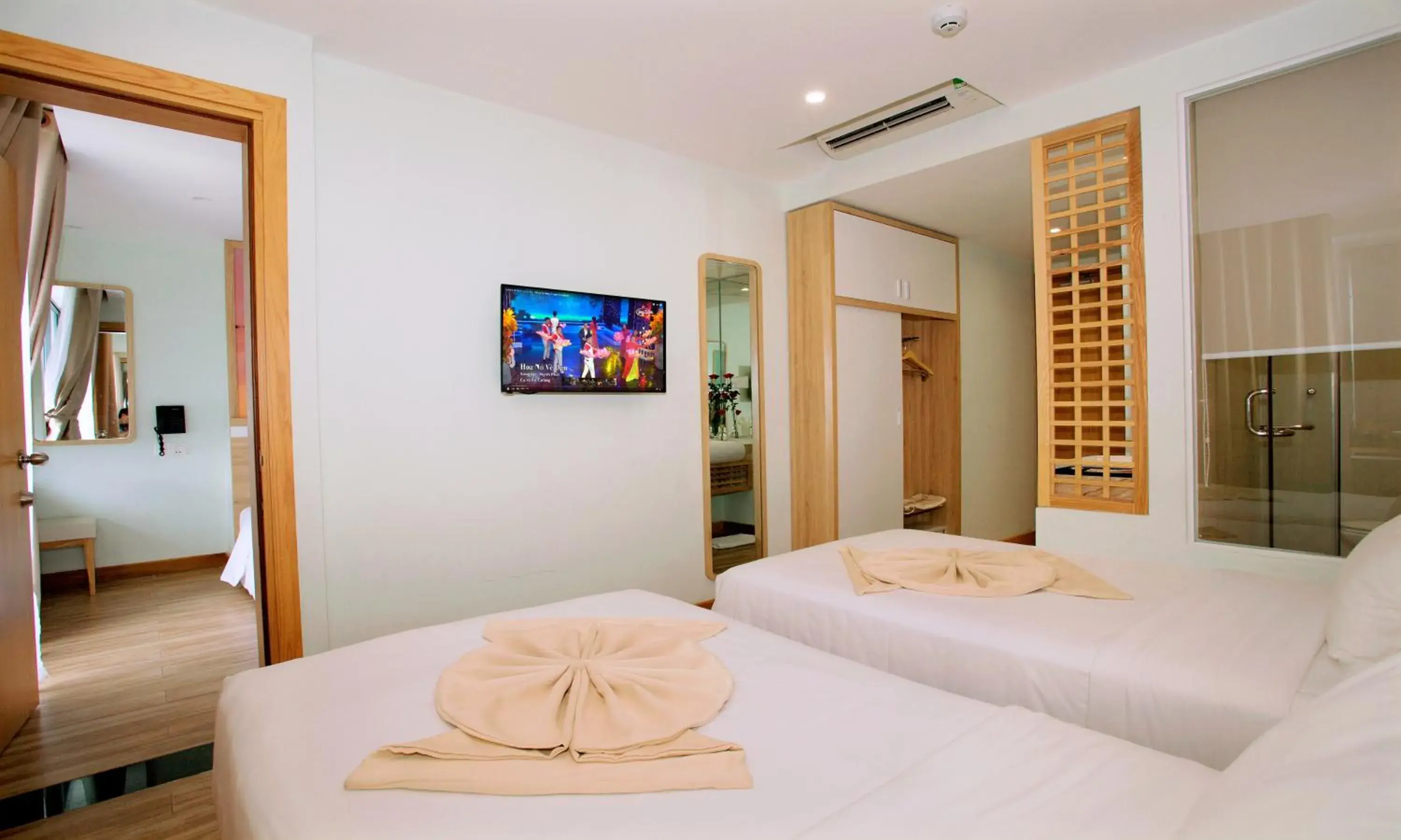 Bed in Royal HPM Hotel Bed in Royal HPM Hotel