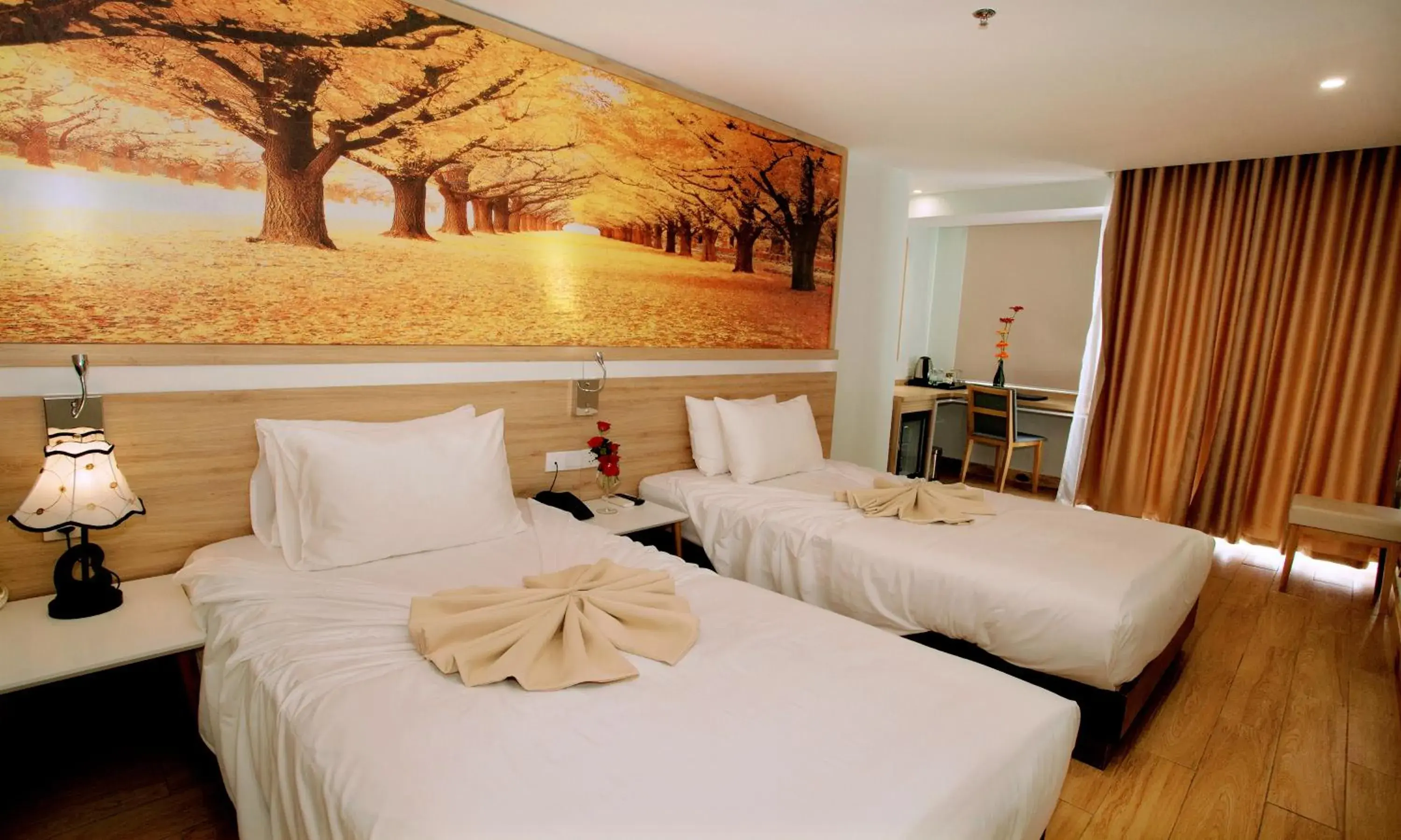 Bed in Royal HPM Hotel Bed in Royal HPM Hotel