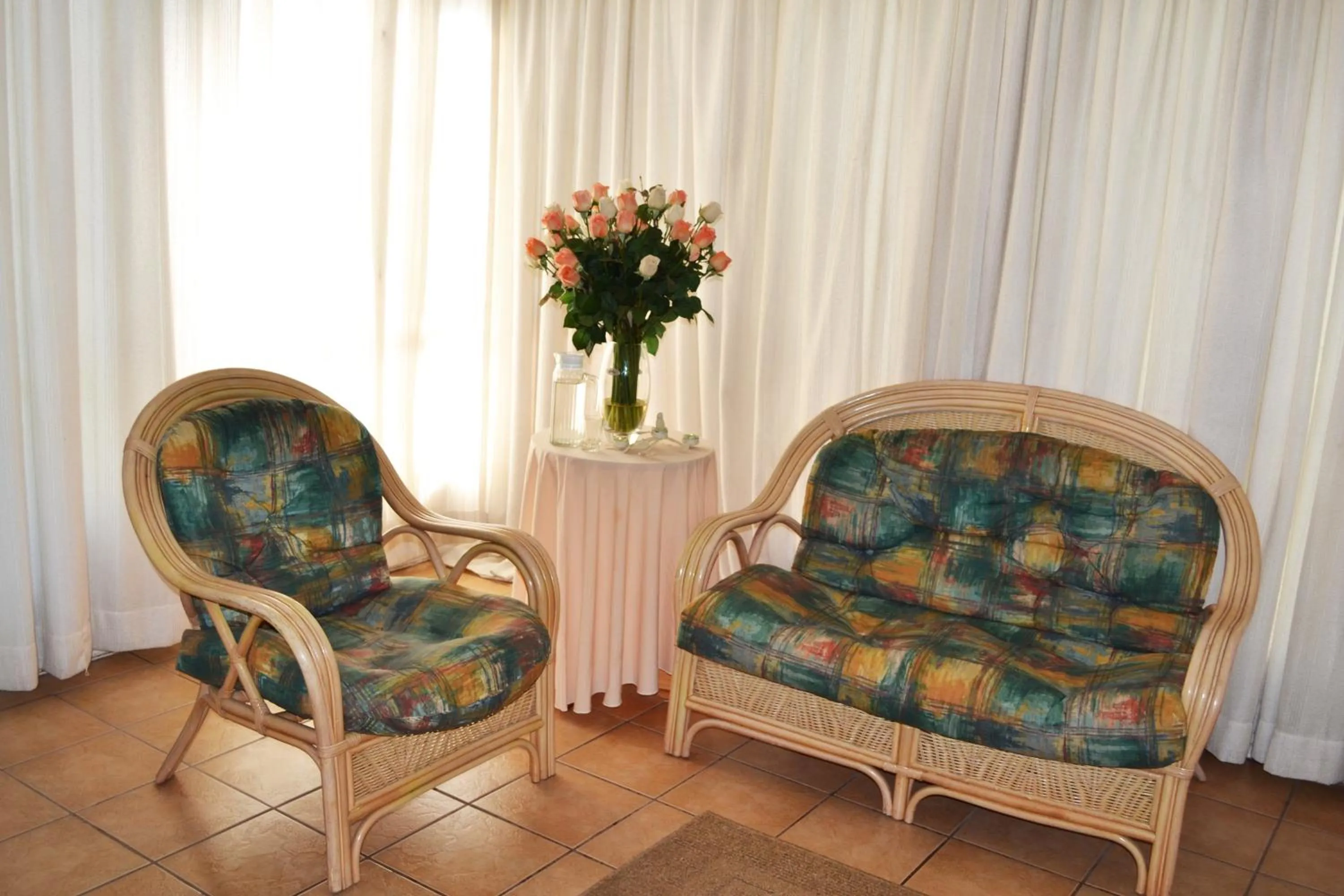 Seating area in Dove's Nest Guest House